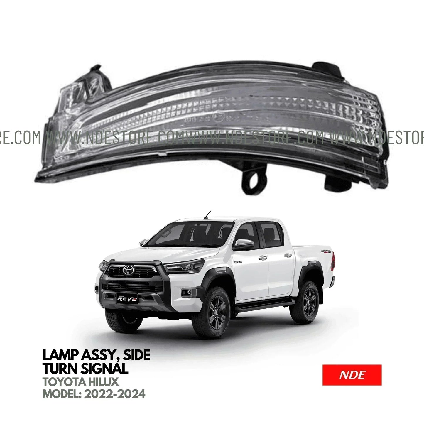 SIDE TURN SIGNAL INDICATOR SIDE MIRROR LIGHT FOR TOYOTA HILUX ROCCO - ndestore.com