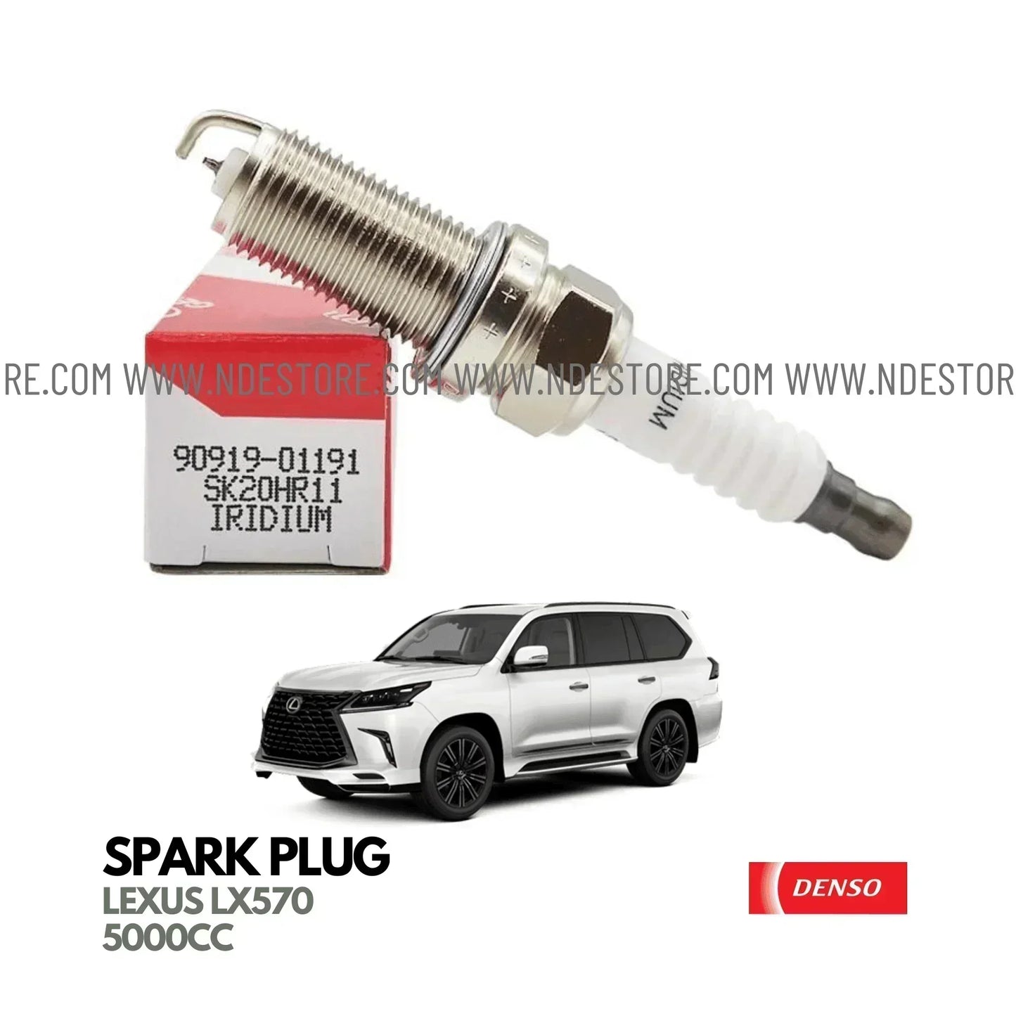 SPARK PLUG DENSO IRIDIUM FOR LEXUS LX570 - ndestore.com