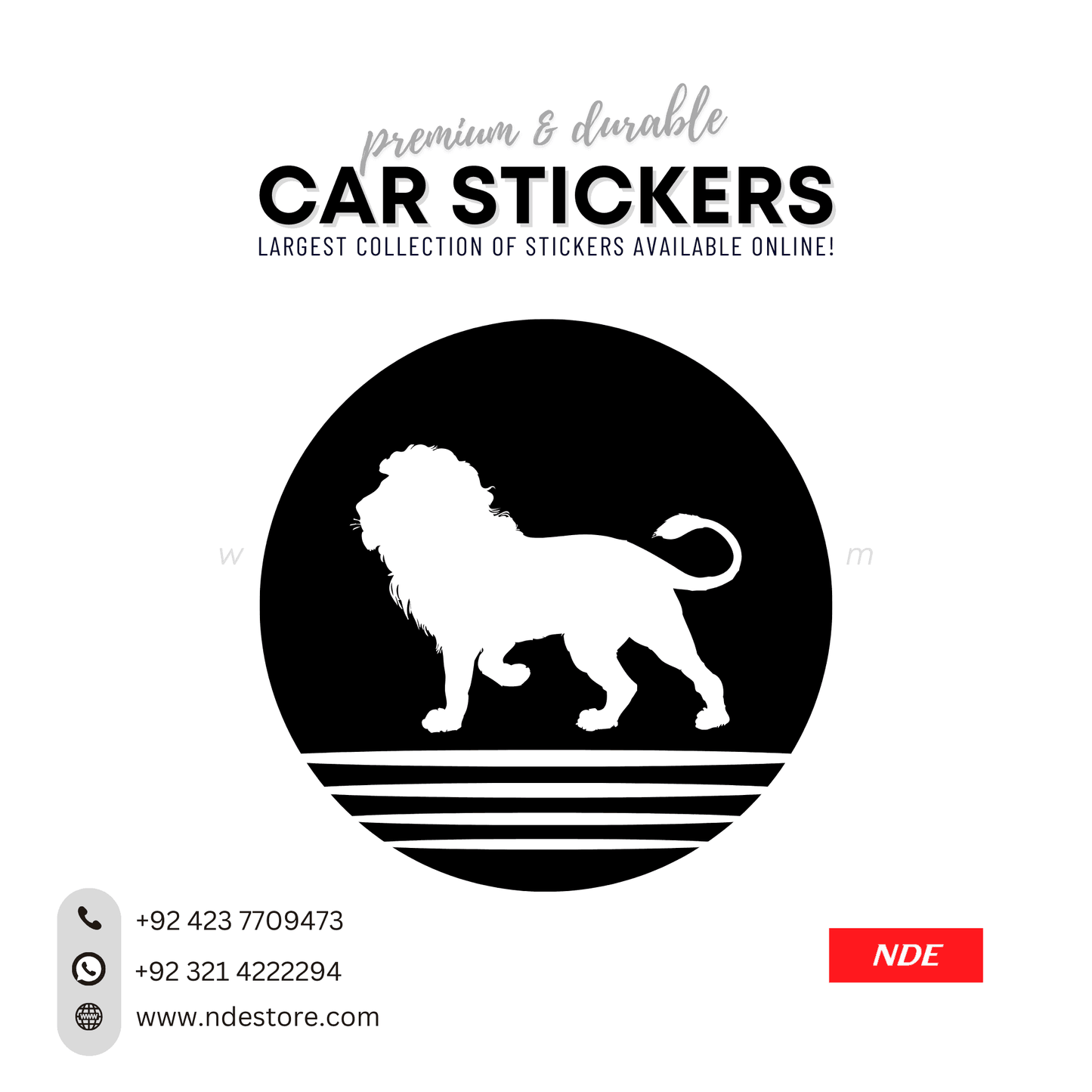 STICKER LION SERIES (SKU 4222845) - ndestore.com