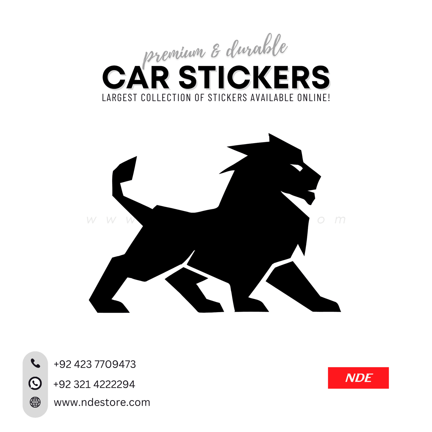 STICKER LION (SKU 4222850) - ndestore.com