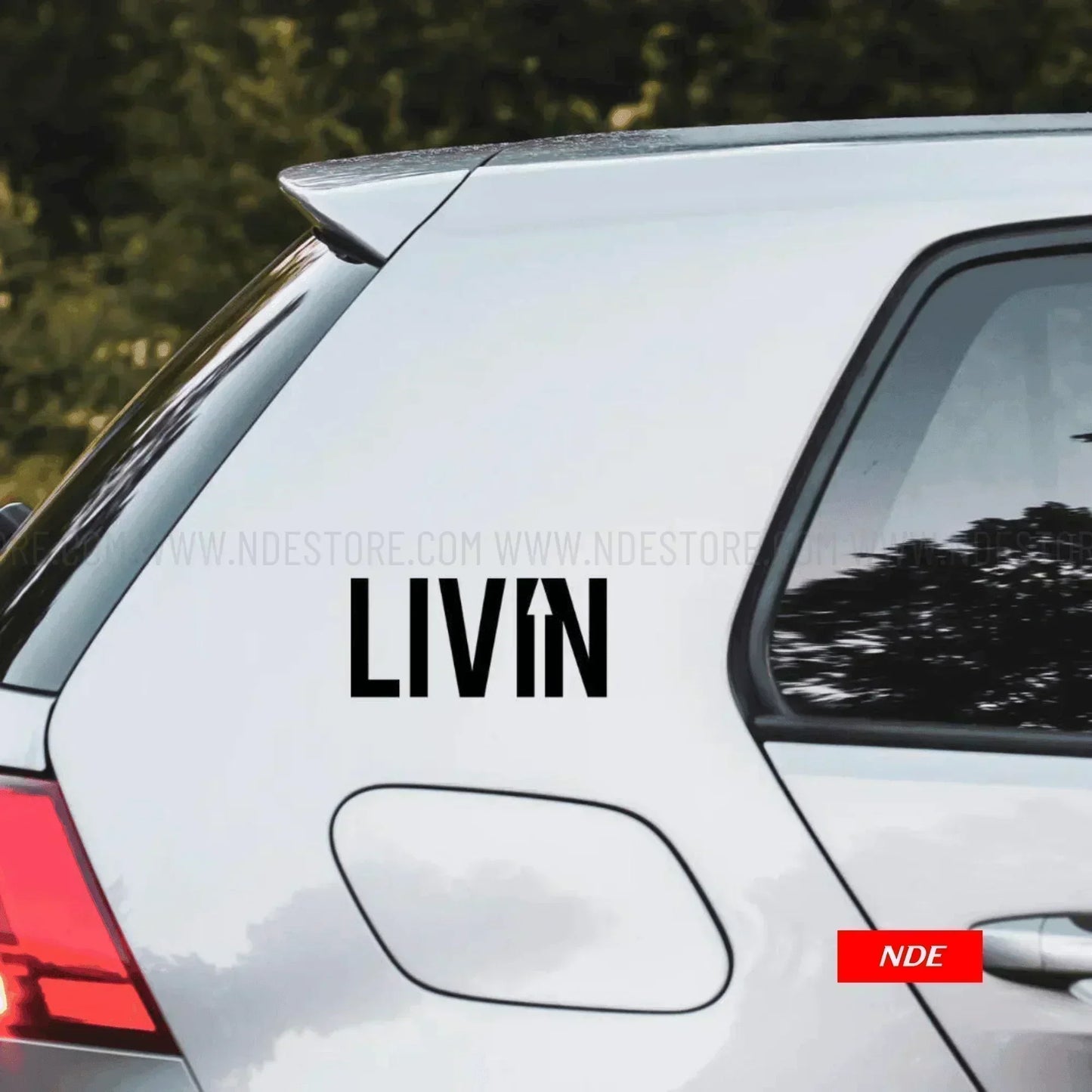 STICKER LIVIN HOLLOW - ndestore.com