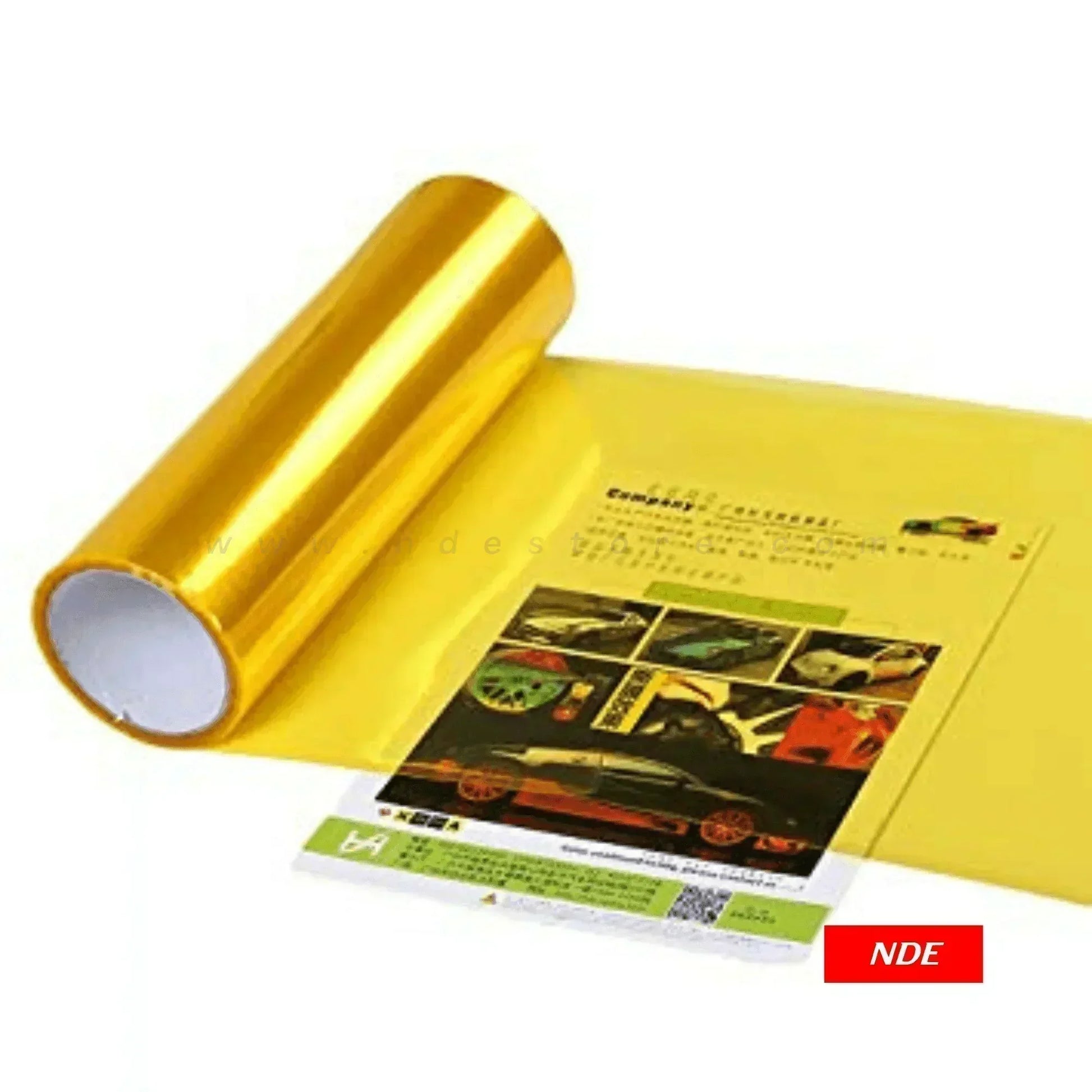 FOG LIGHT TINT YELLOW SHEET STICKER - ndestore.com
