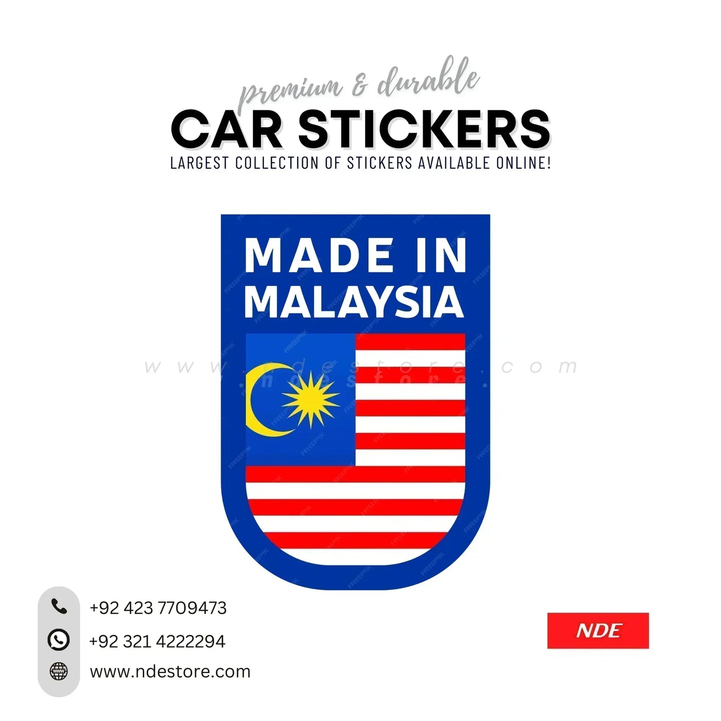 STICKER MADE IN MALAYSIA (SKU:141025) - ndestore.com