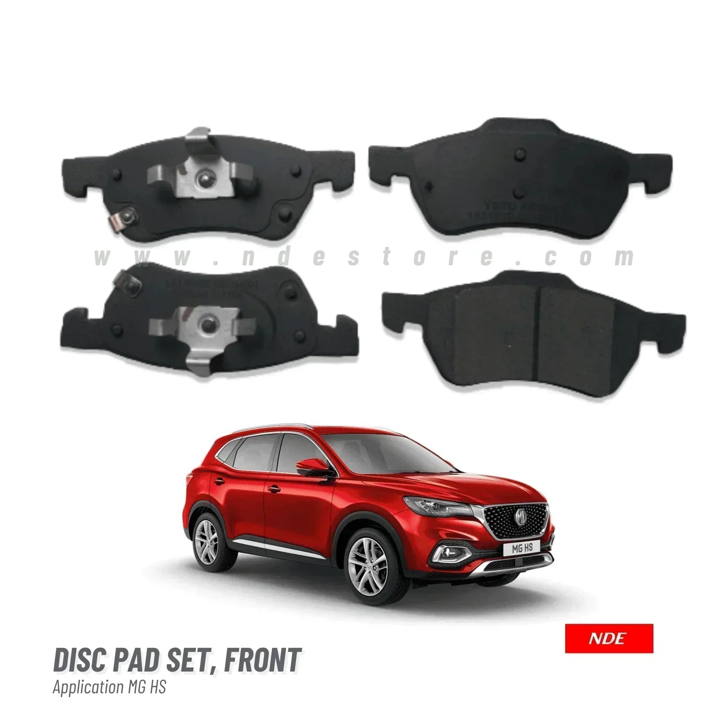 BRAKE DISC PAD SET FRONT GENUINE FOR MG HS - ndestore.com