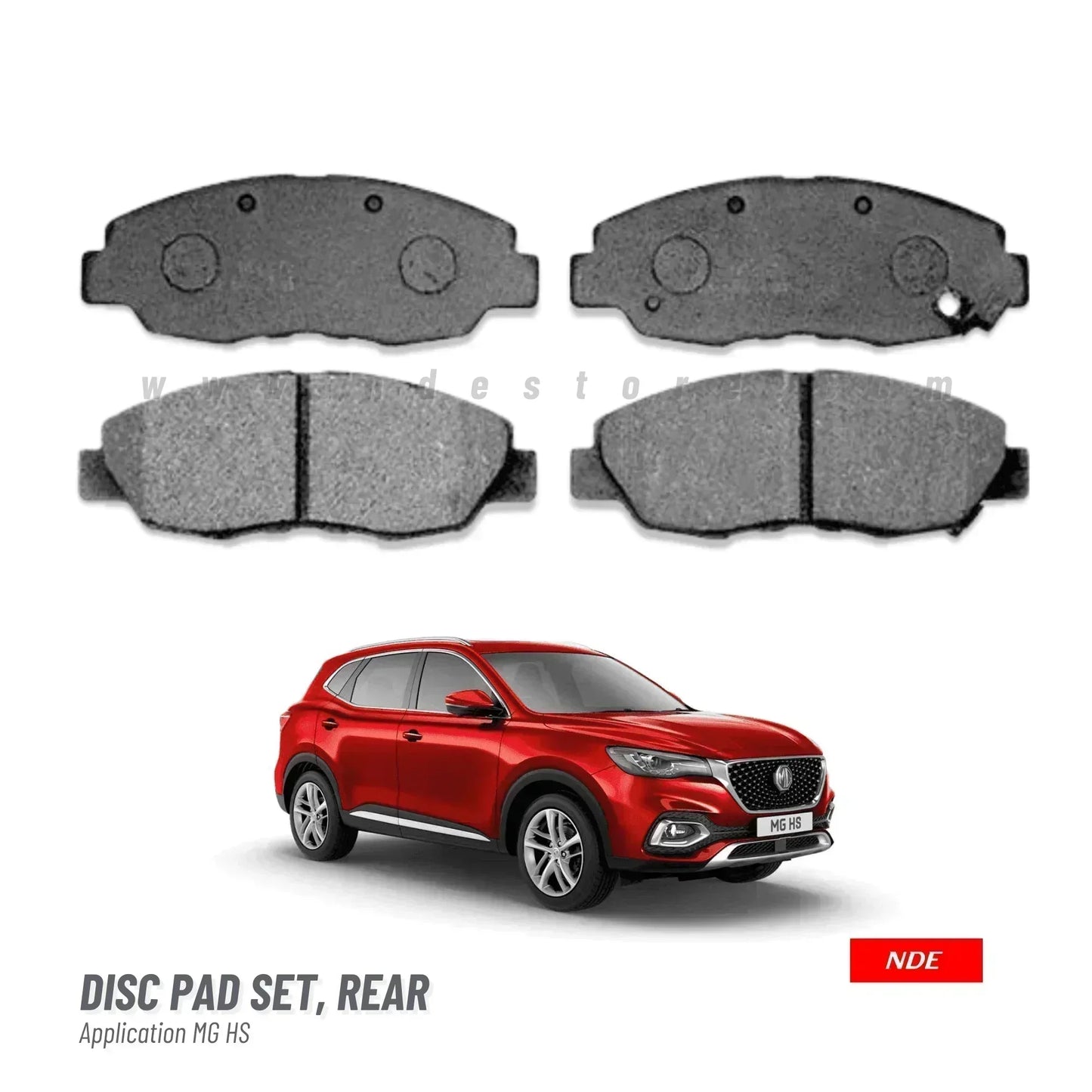 BRAKE DISC PAD SET REAR GENUINE FOR MG HS - ndestore.com