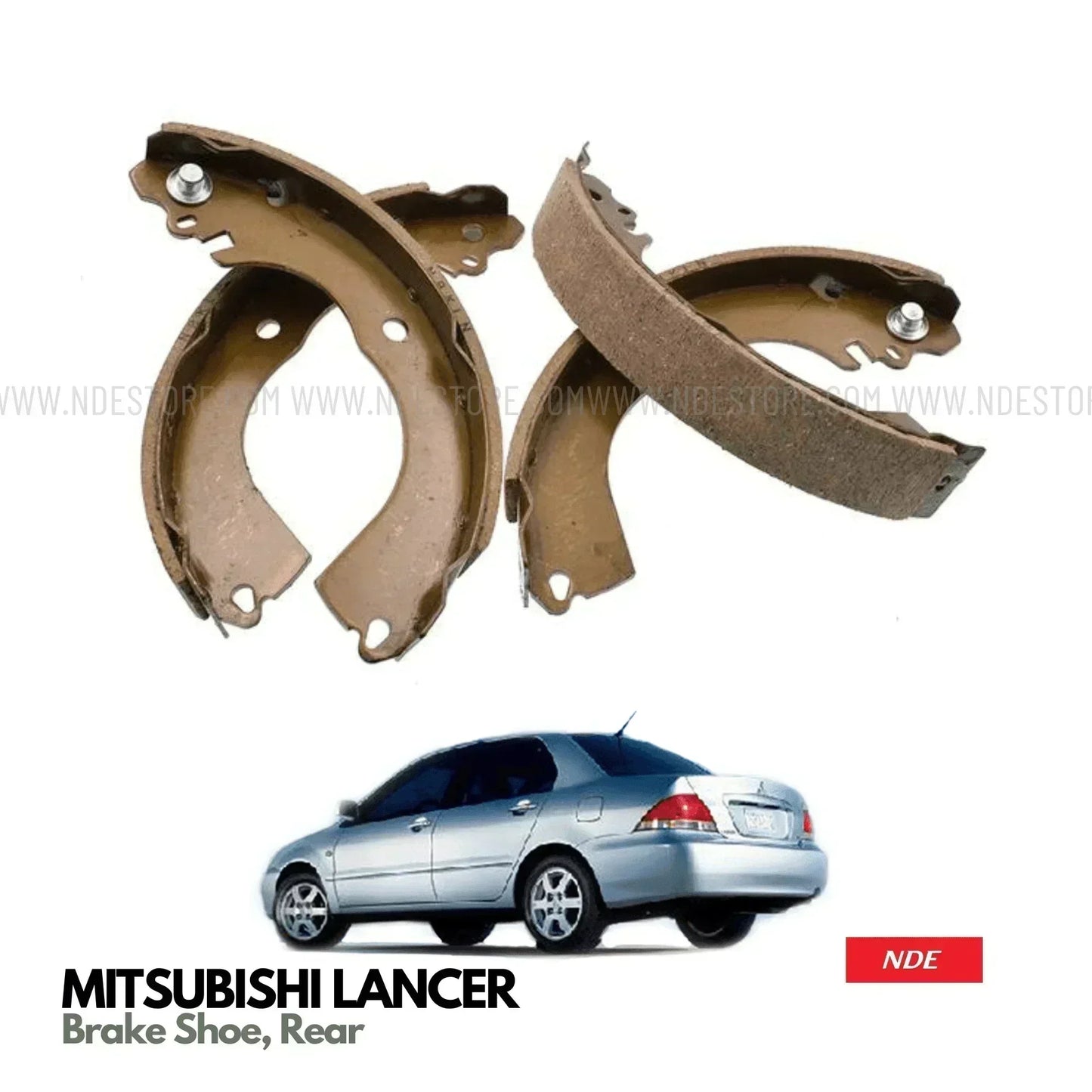 BRAKE SHOE KIT REAR FOR MITSUBISHI LANCER - ndestore.com
