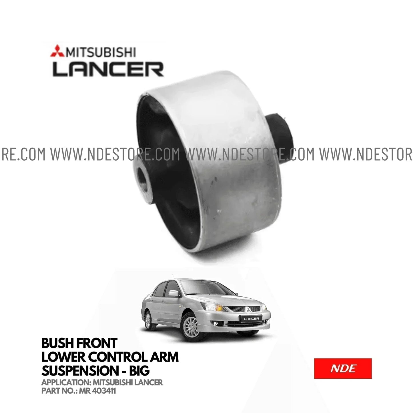 BUSH LOWER CONTROL ARM ASSY FRONT BIG FOR MITSUBISHI LANCER (2004-2012) - ndestore.com