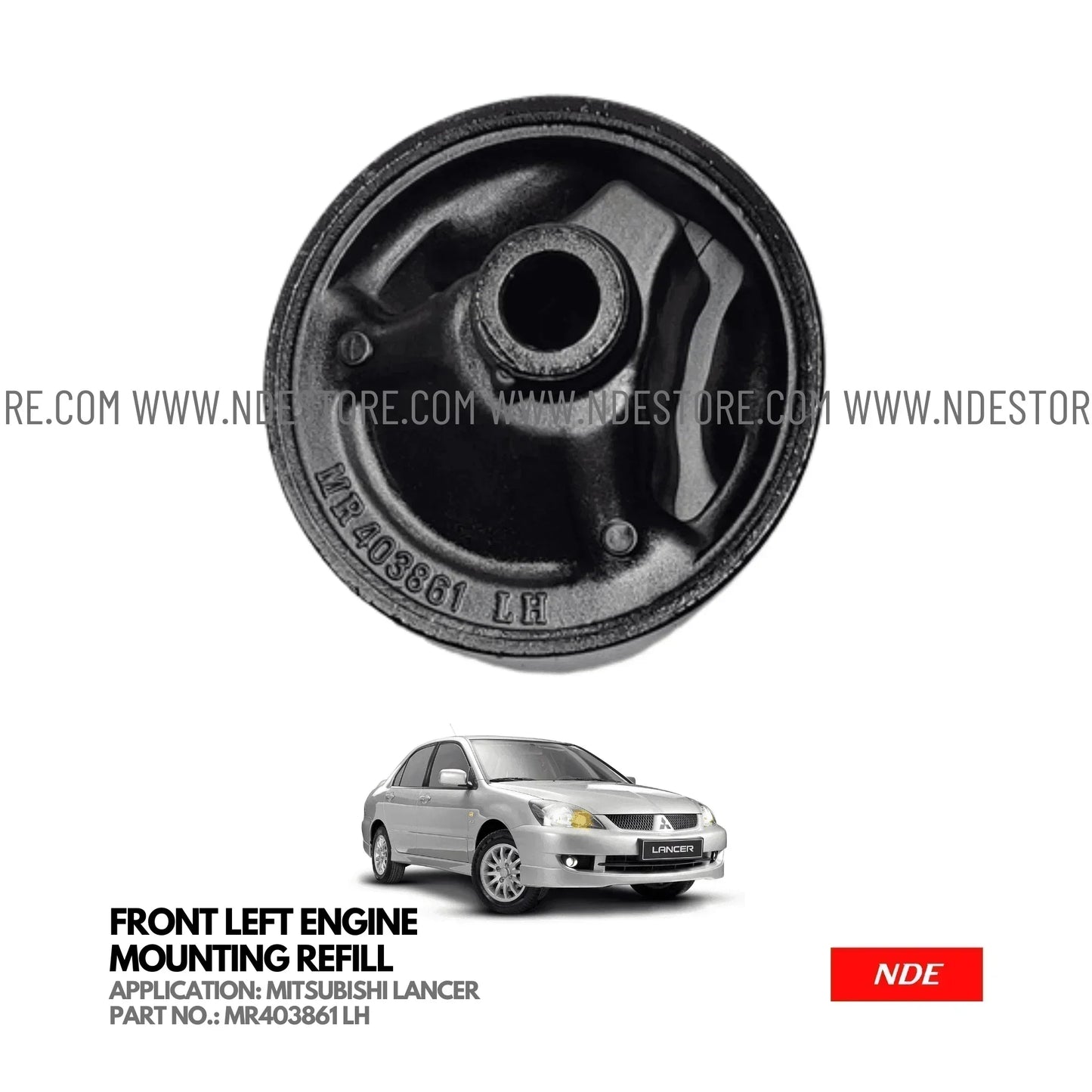 ENGINE MOUNTING REFILL FRONT LEFT FOR MITSUBISHI LANCER - ndestore.com