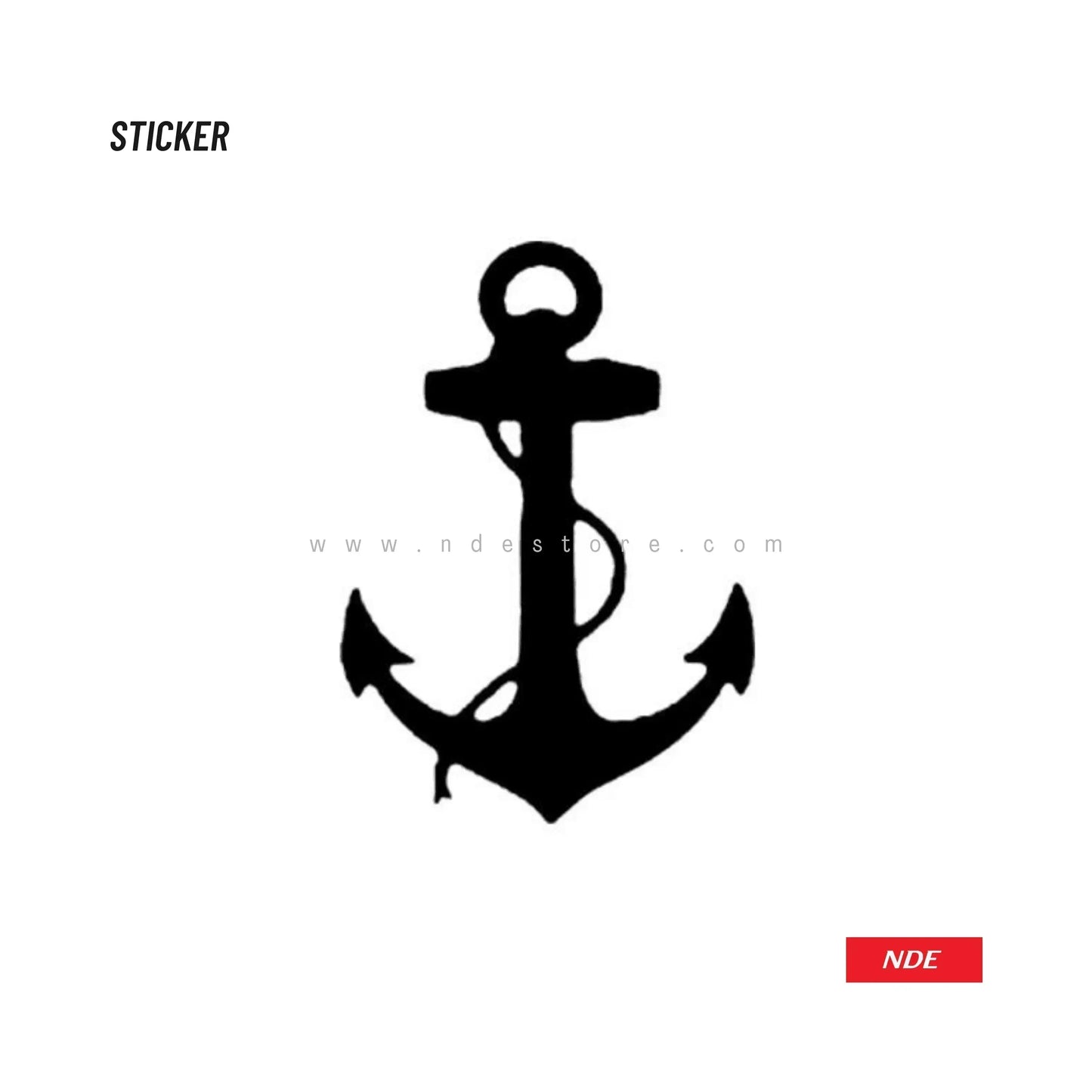 STICKER, NAVAL ANCHOR - ndestore.com