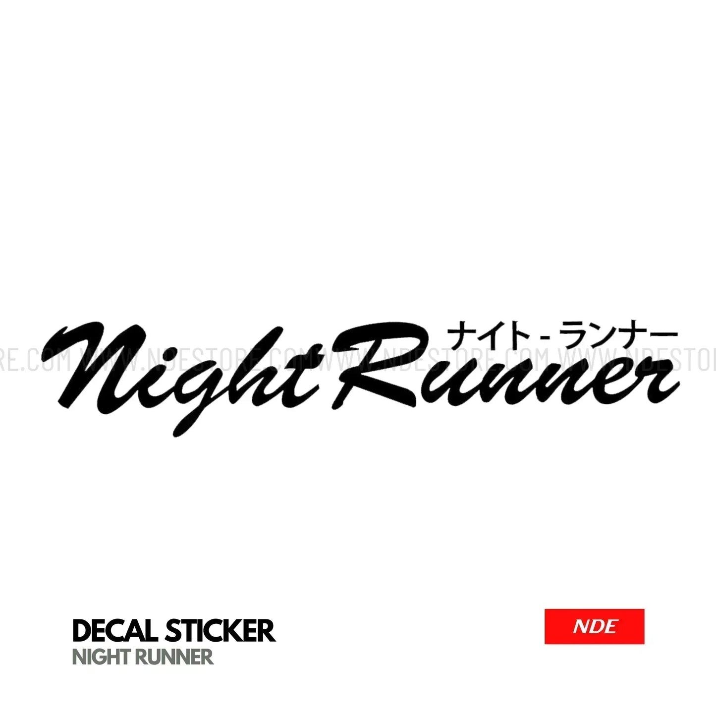 STICKER NIGHT RUNNER - ndestore.com