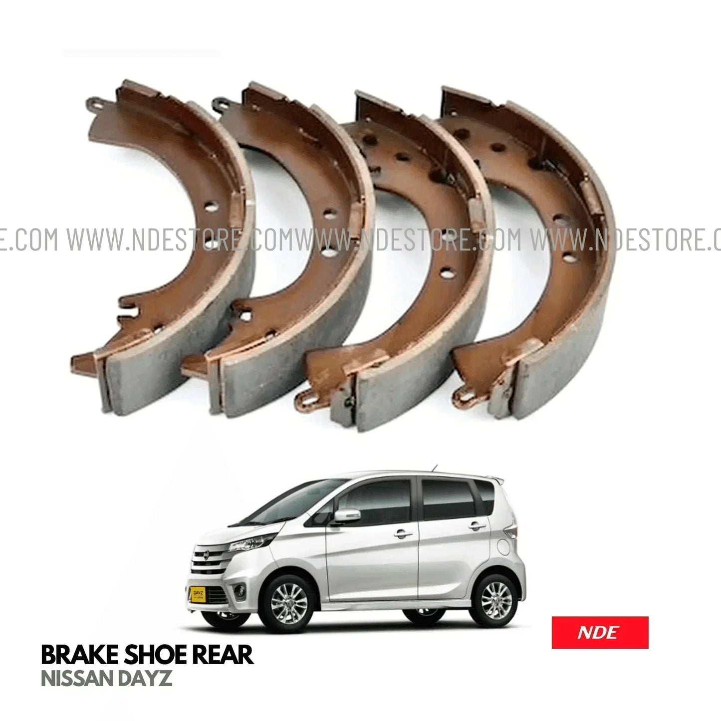 BRAKE DISC BRAKE SHOE REAR FOR NISSAN DAYZ - ndestore.com