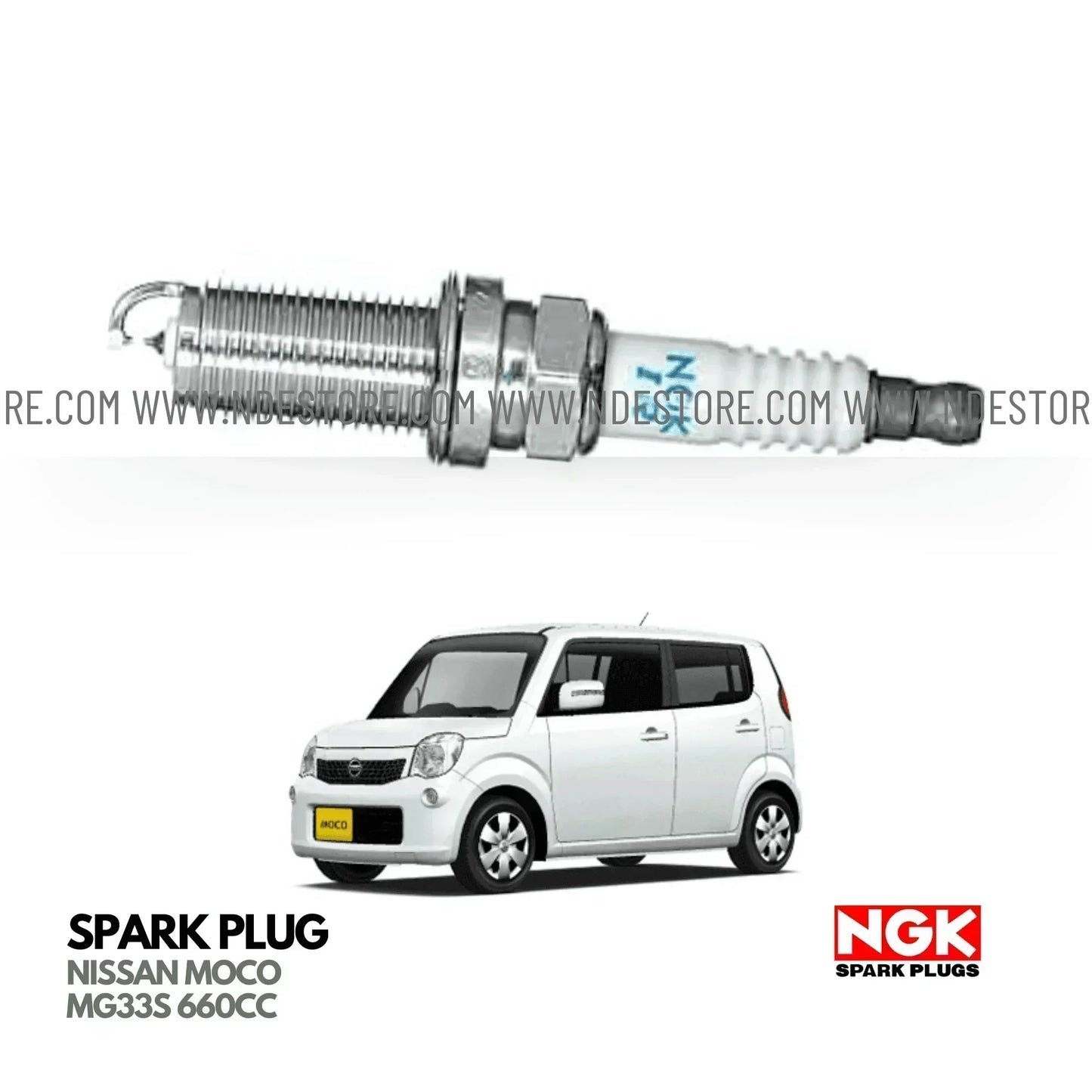 SPARK PLUG NGK LASER IRIDIUM FOR NISSAN MOCO (2011-2024) - ndestore.com