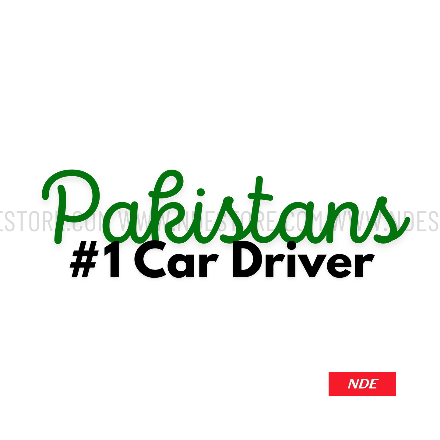 STICKER PAKISTAN'S NO. 1 CAR DRIVER - ndestore.com