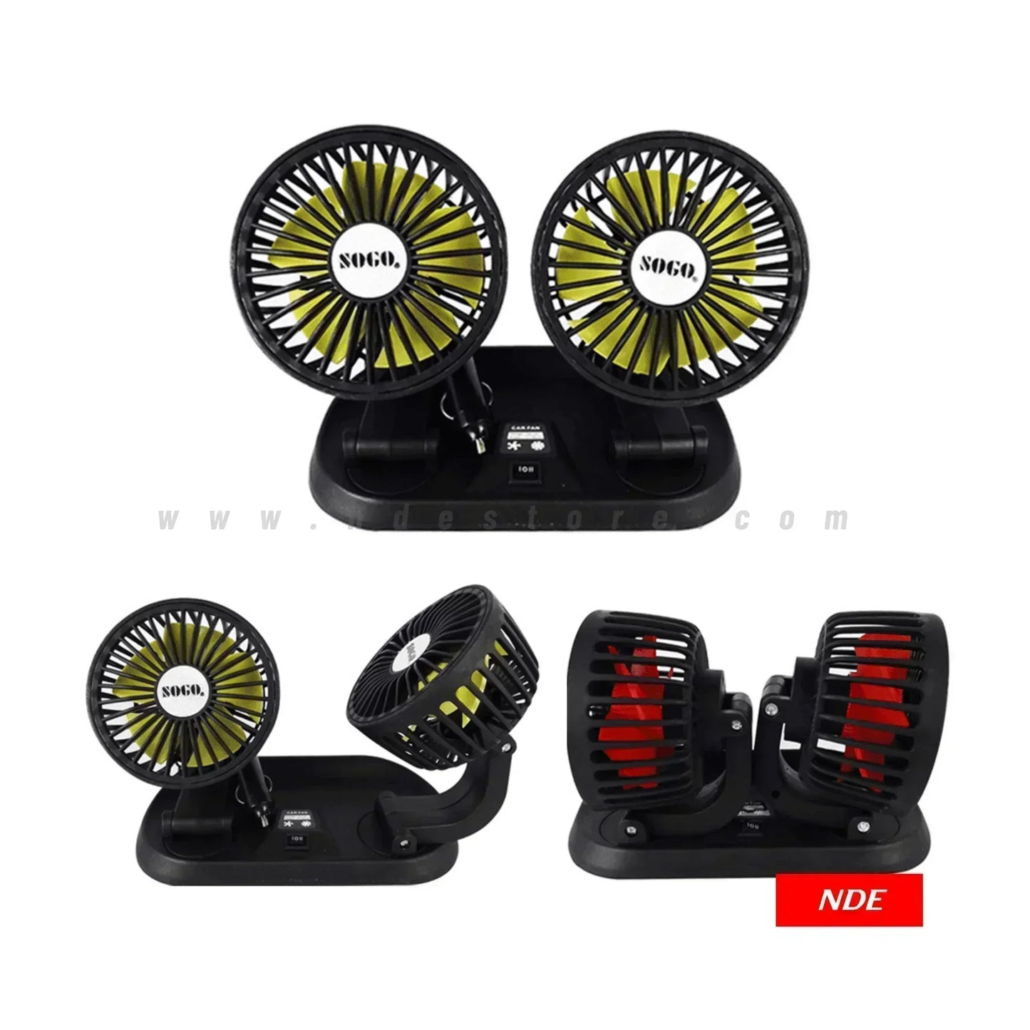 DASHBOARD MOUNT DUAL ADJUSTABLE FAN - ndestore.com