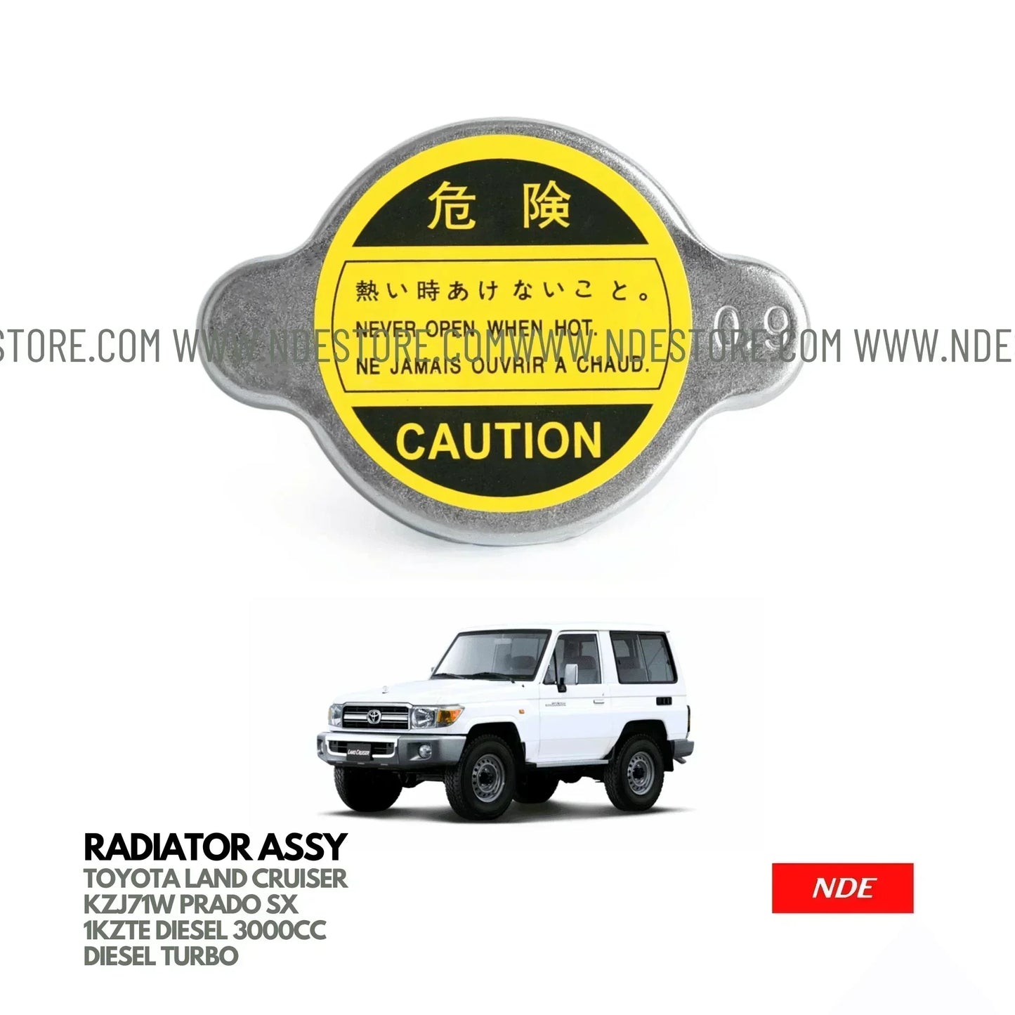 RADIATOR CAP DENSO FOR TOYOTA LAND CRUISER (KZJ71) - ndestore.com