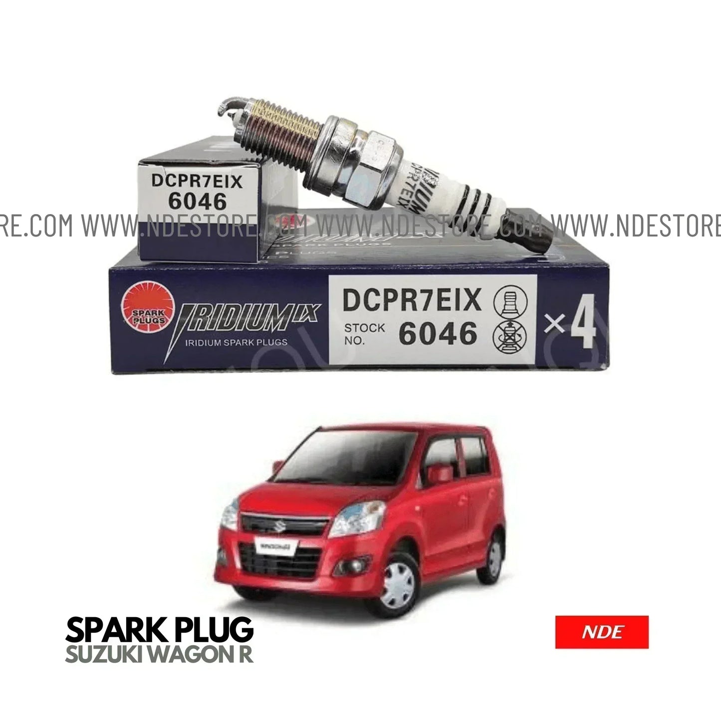 SPARK PLUG NGK LASER IRIDIUM FOR SUZUKI WAGON R (2014-2024) - ndestore.com