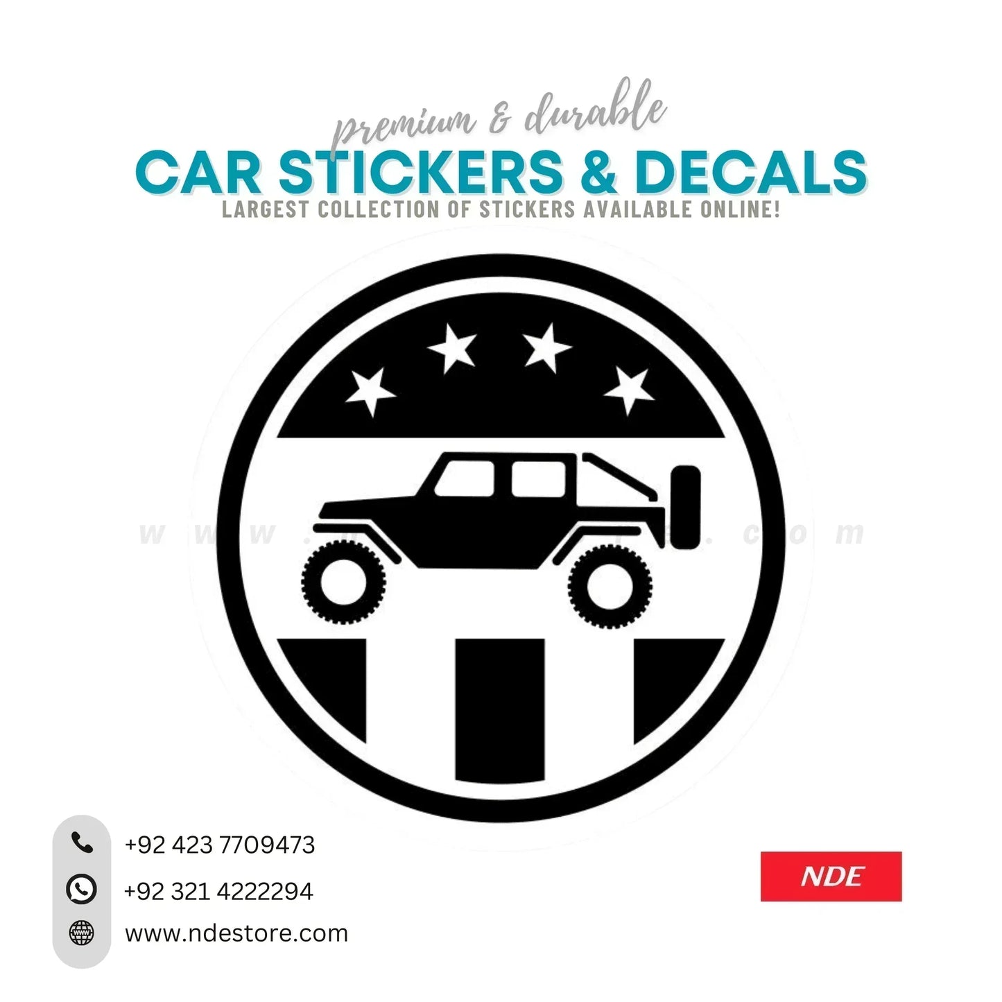 STICKER JEEP AMERICA (SJ011) - ndestore.com