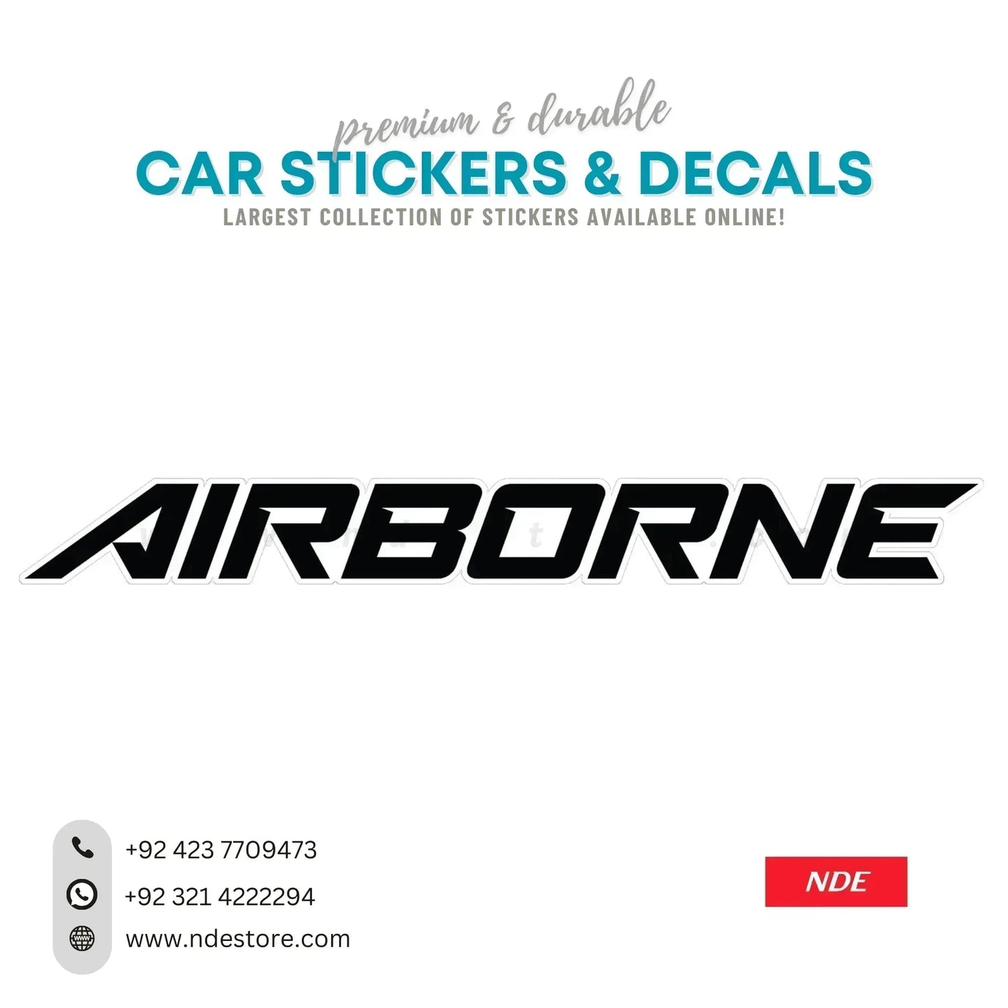 STICKER AIRBORNE - ndestore.com