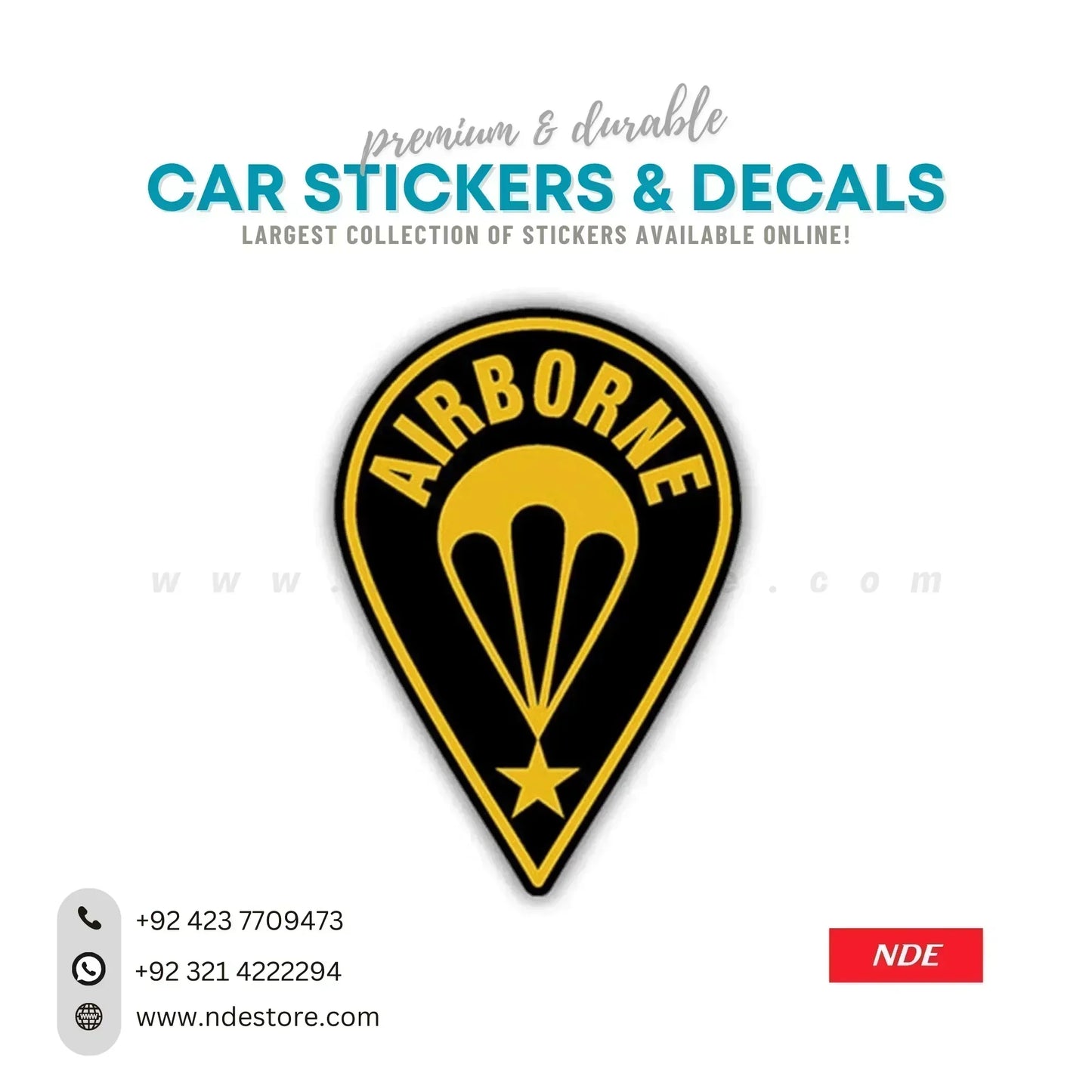 STICKER AIRBORNE - ndestore.com