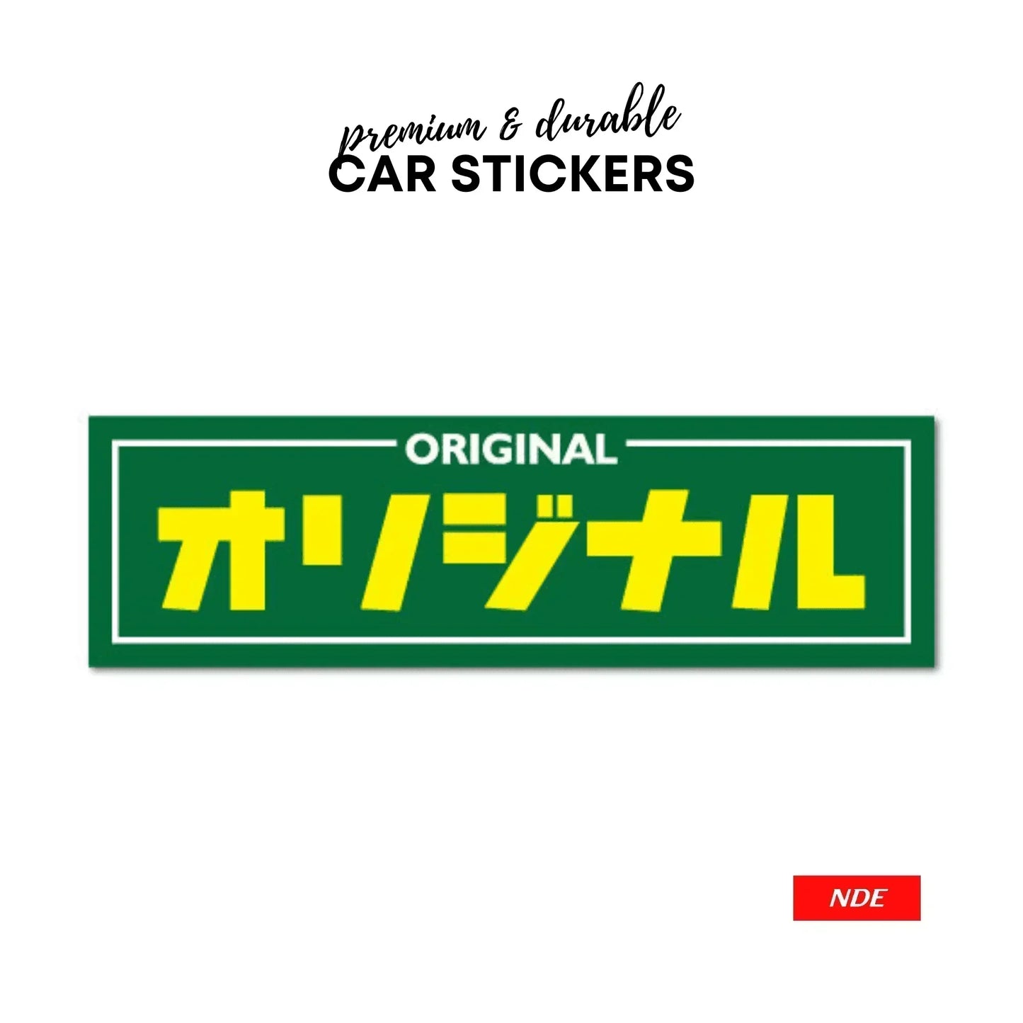 STICKER, JDM SERIES ORIGINAL (SKU:99671) - ndestore.com
