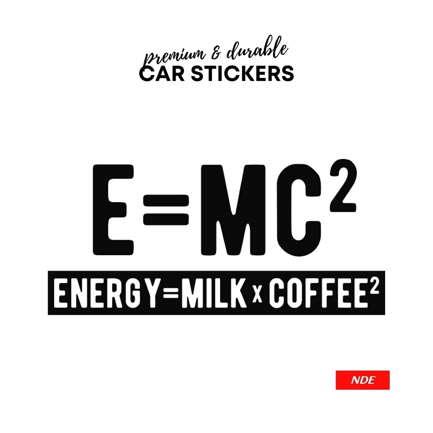 STICKER, E=MC SKU:99980 - ndestore.com