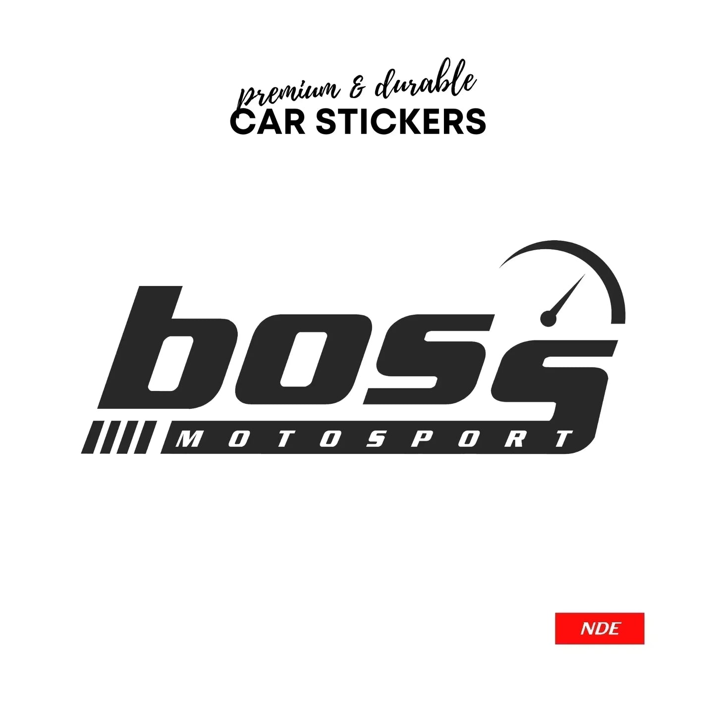 STICKER, BOSS MOTORSPORTS SKU:99986 - ndestore.com
