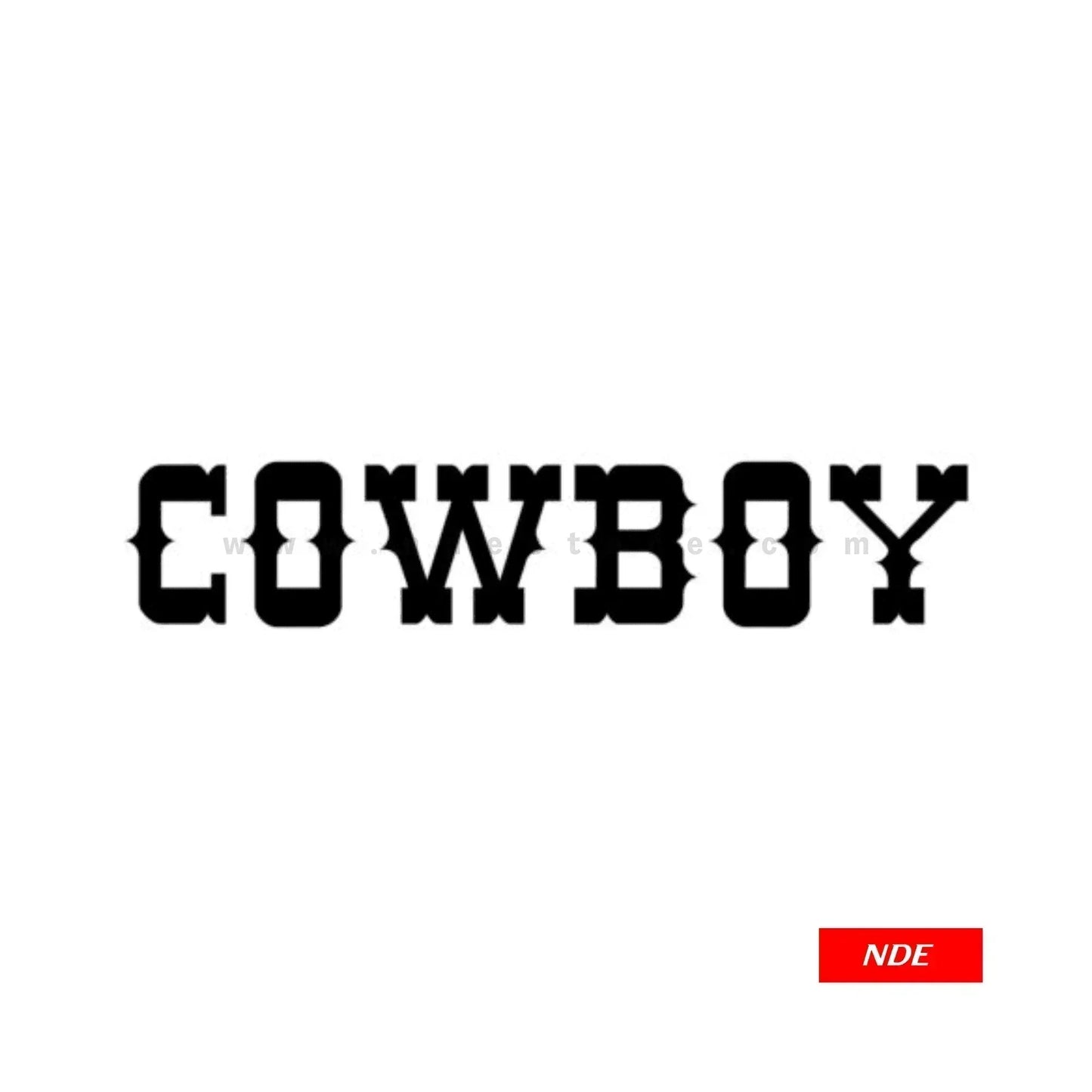 STICKER, COWBOY - ndestore.com