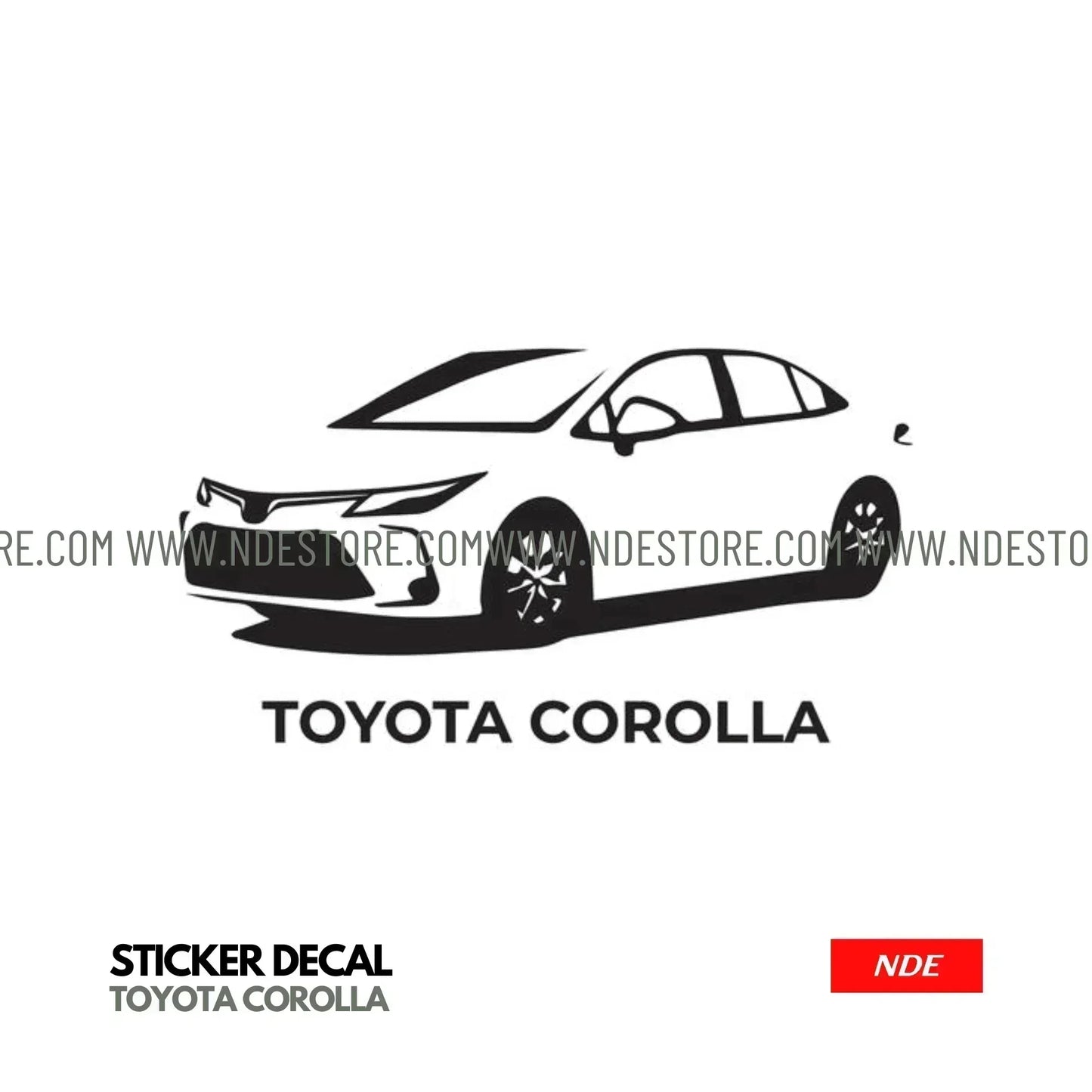 STICKER DECAL TOYOTA COROLLA - ndestore.com