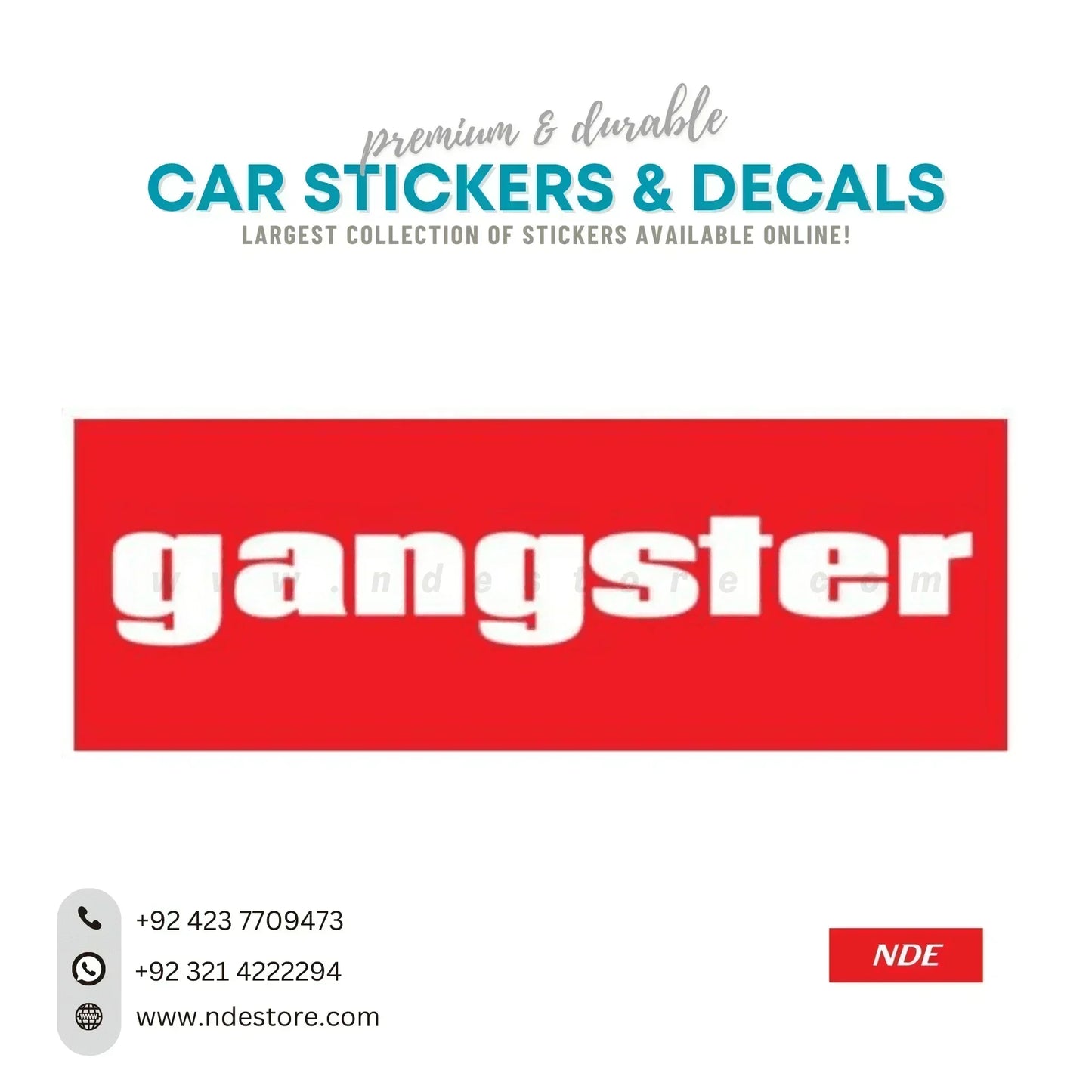 STICKER GANGSTER - ndestore.com