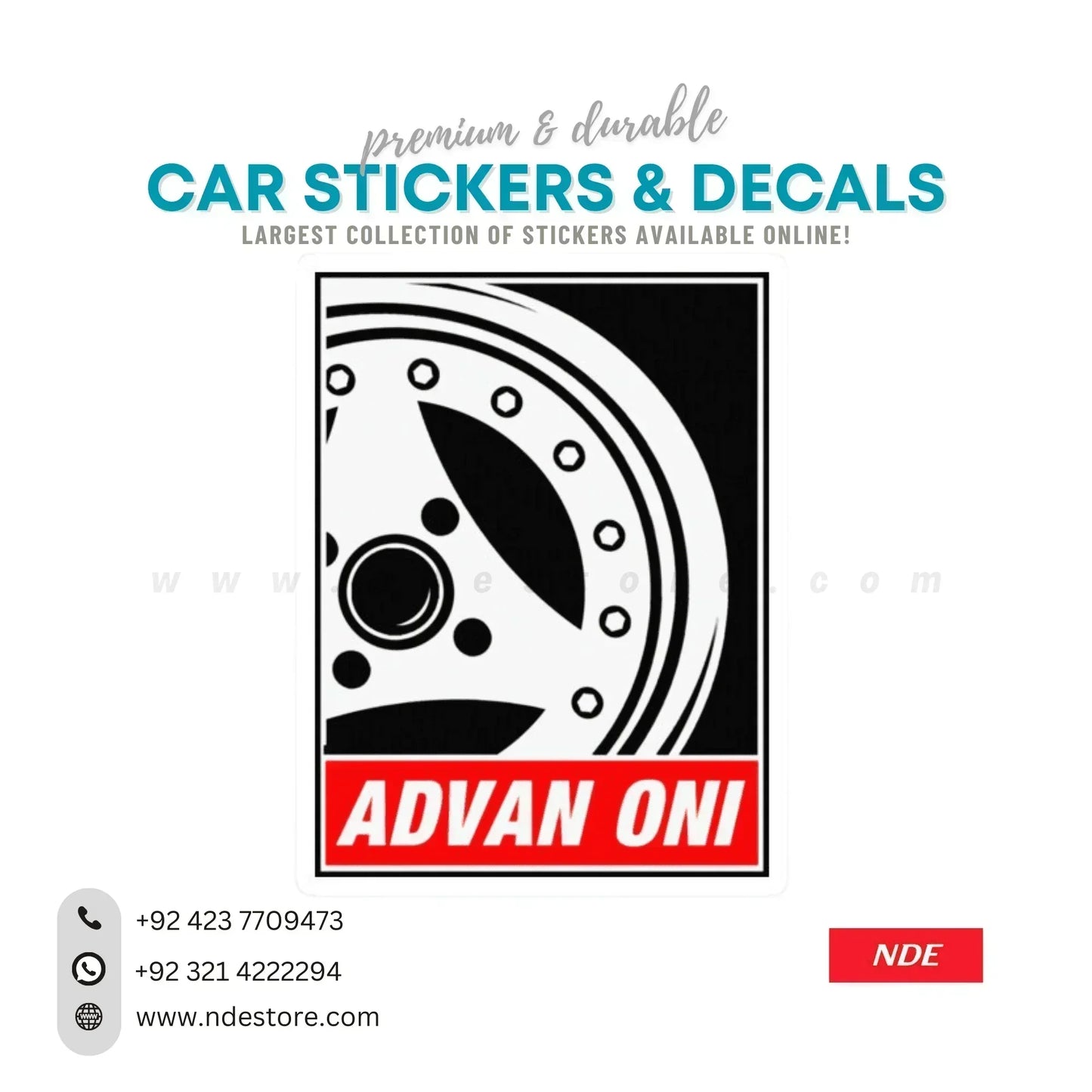 STICKER ADVAN ONI - ndestore.com