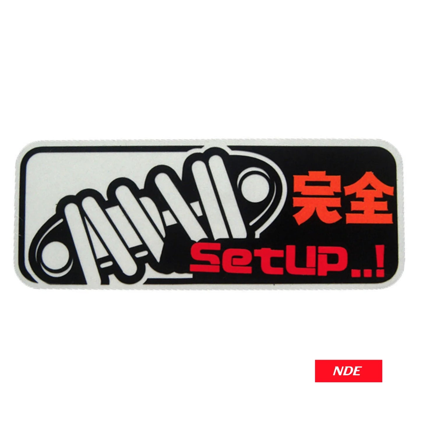 STICKER DECAL JDM SETUP
