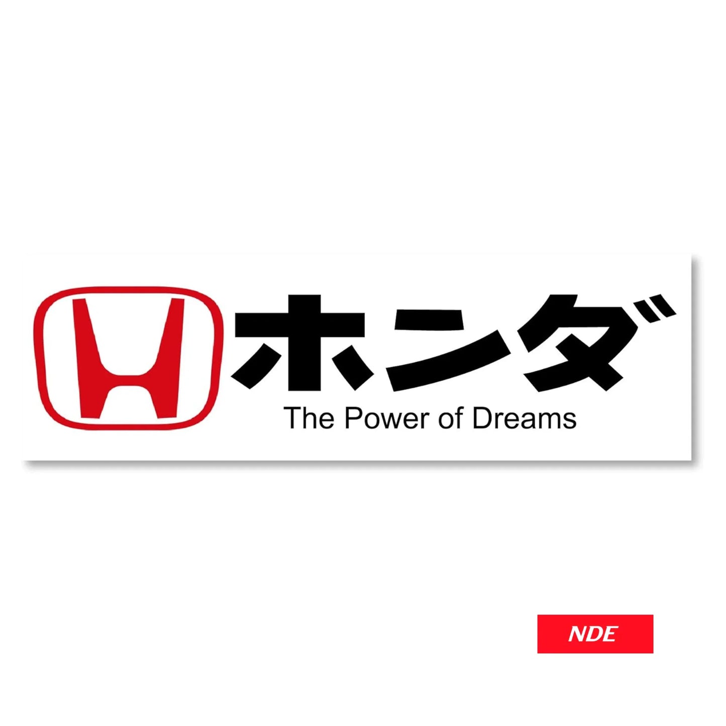 STICKER DECAL HONDA THE POWER OF DREAMS