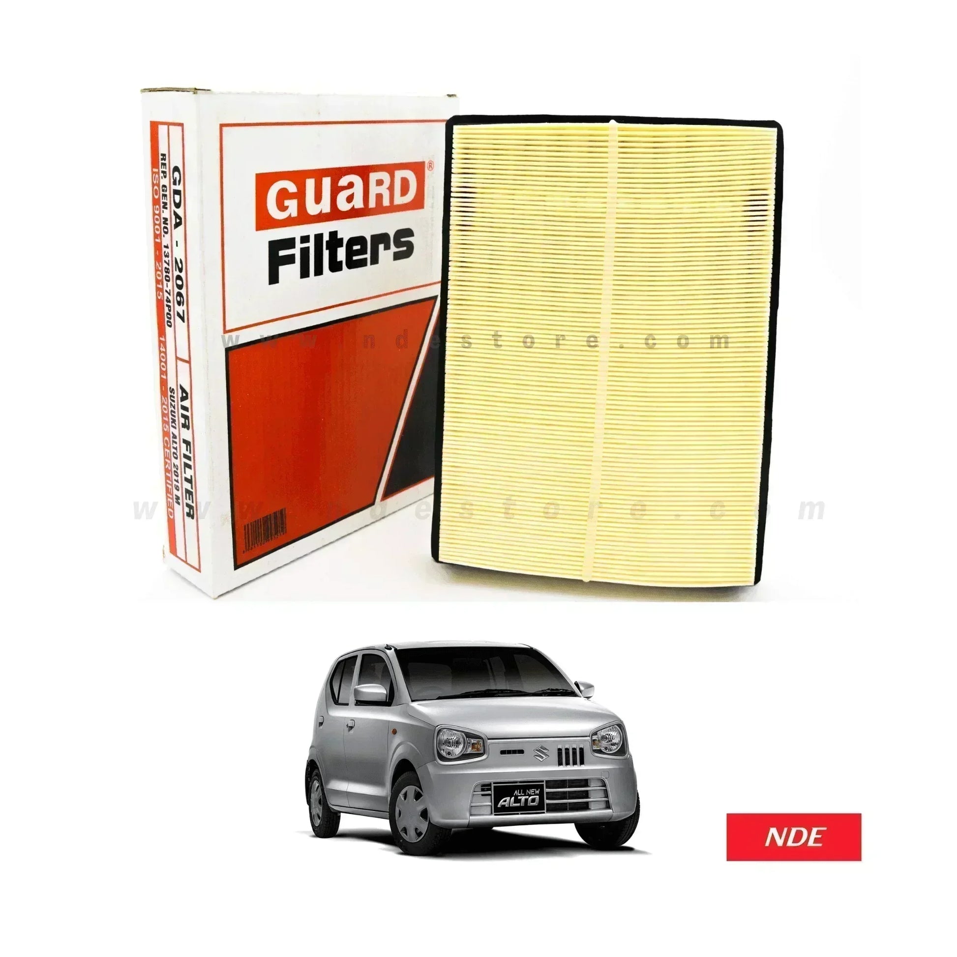 AIR FILTER ELEMENT GUARD FILTER FOR SUZUKI ALTO (2018-2025) - ndestore.com