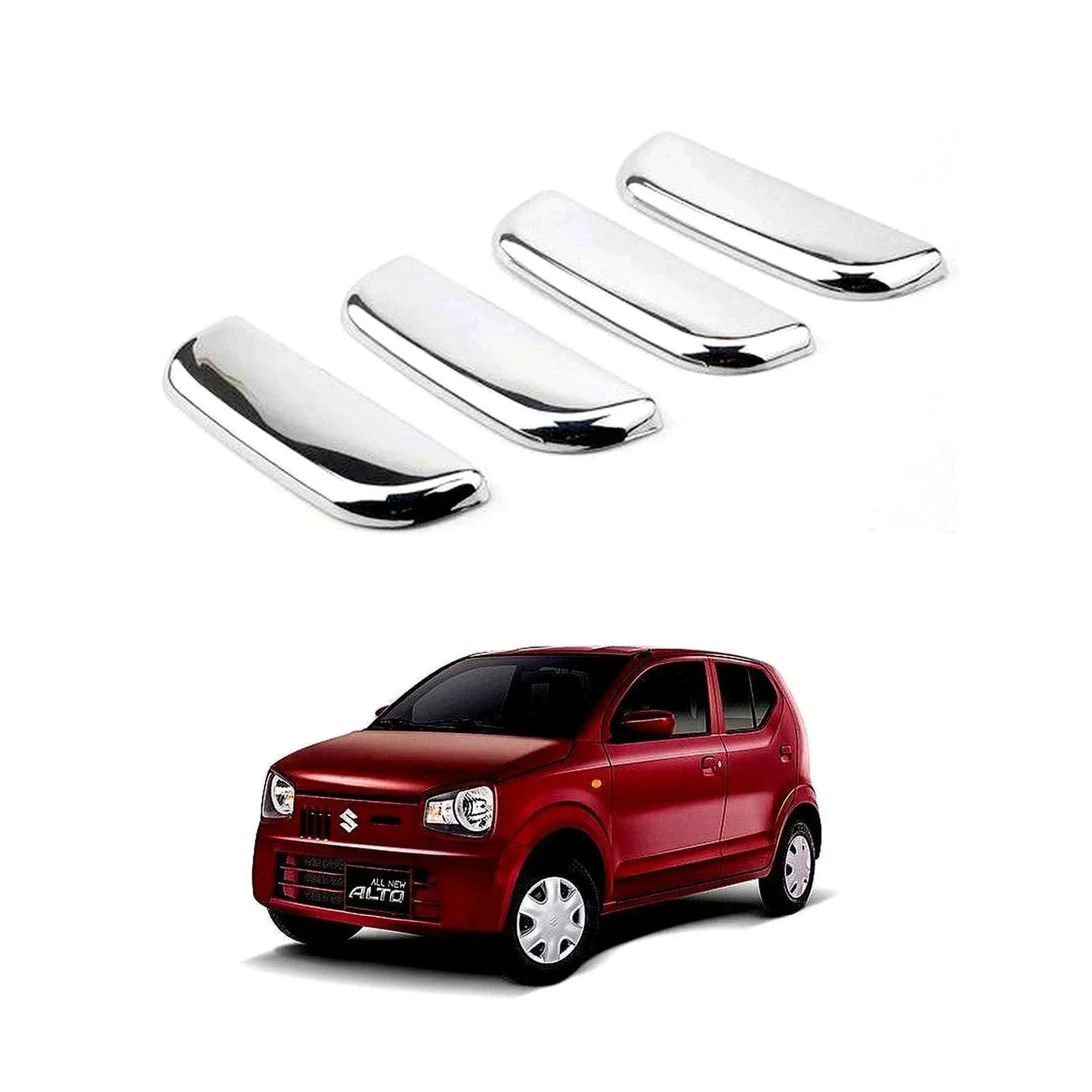 DOOR HANDLE CHROME COVER FOR SUZUKI ALTO (2018-2025) - ndestore.com