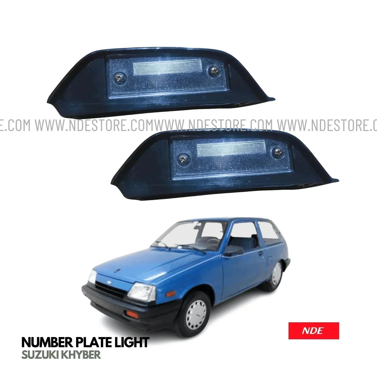 NUMBER PLATE LIGHT SET FOR SUZUKI KHYBER - ndestore.com