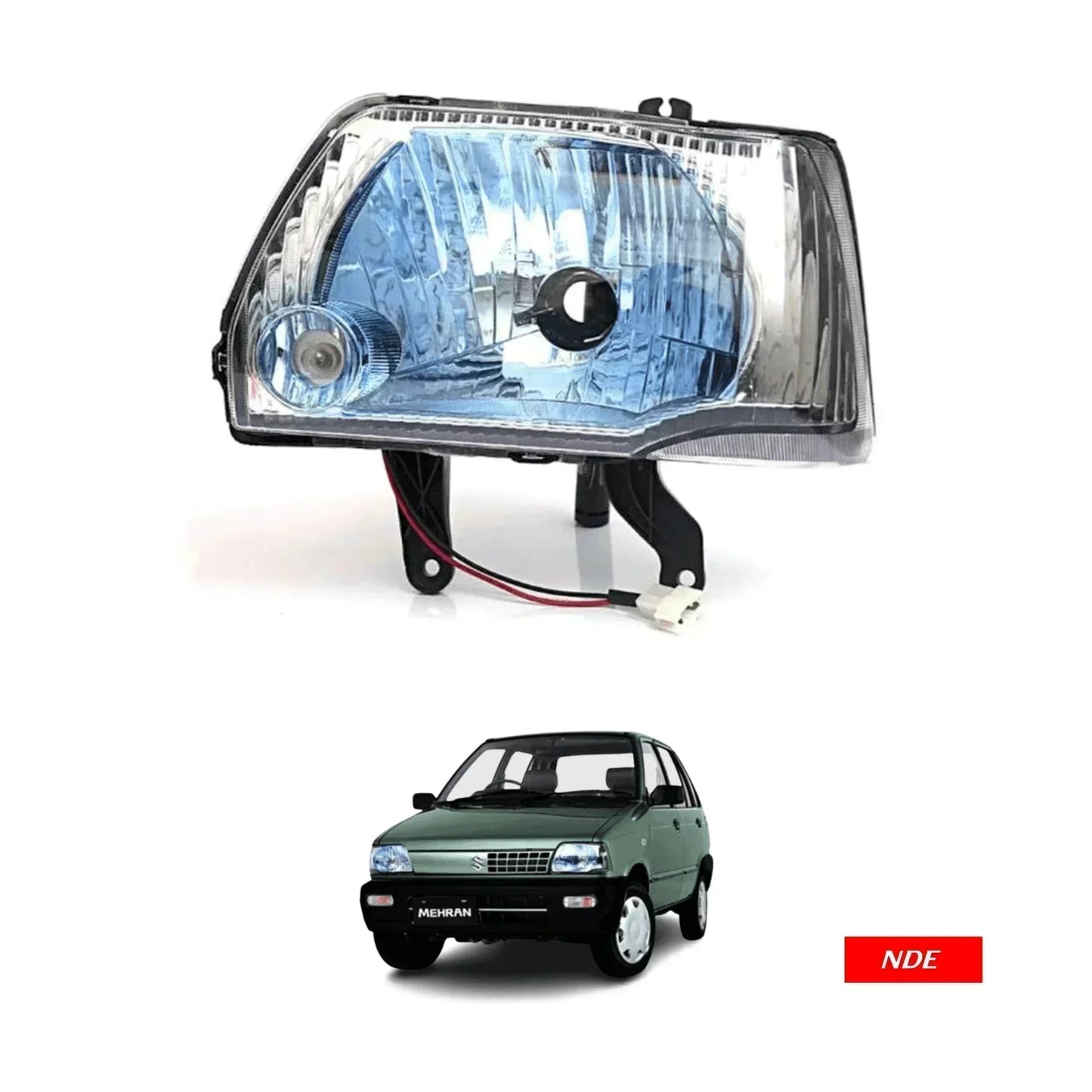 HEAD LIGHT ASSY BLUE LENS FOR SUZUKI MEHRAN - ndestore.com