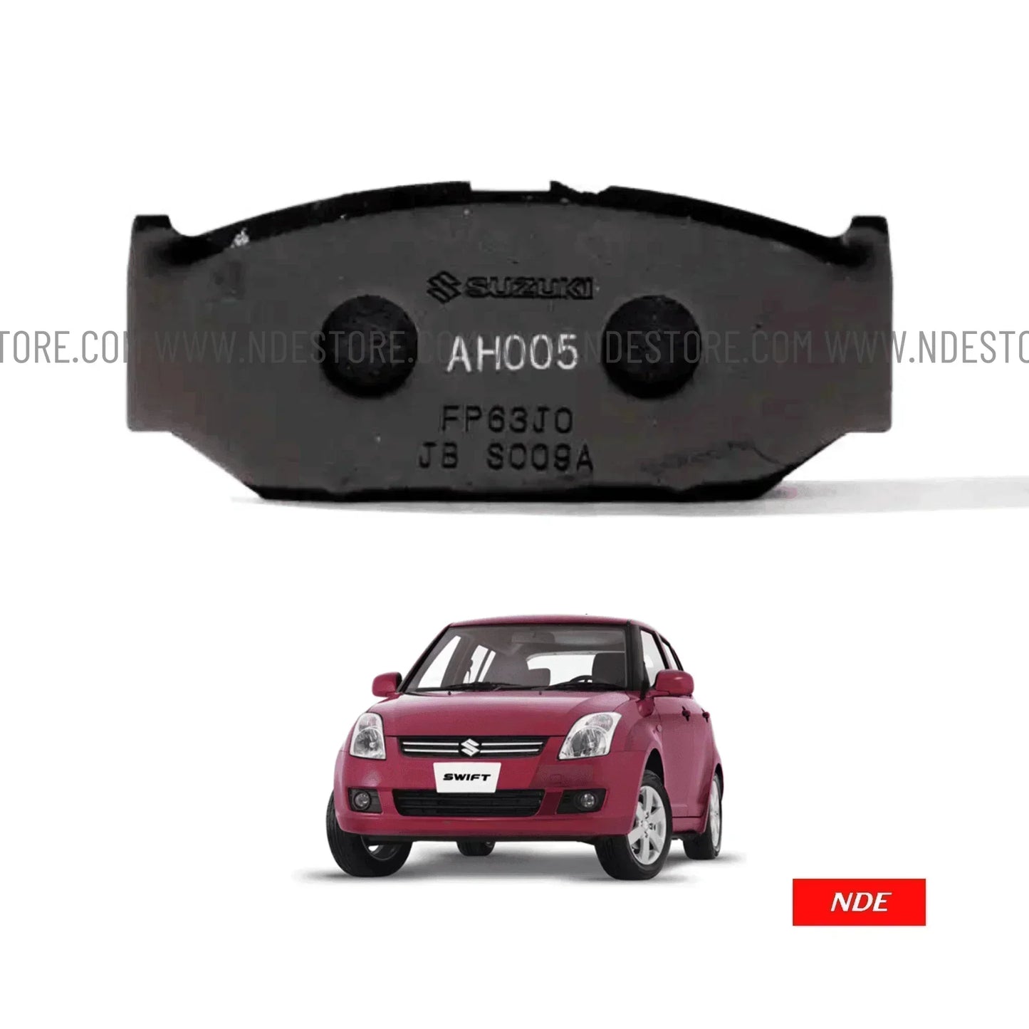 BRAKE, DISC PAD FRONT GENUINE FOR SUZUKI SWIFT (2008-2018) - ndestore.com