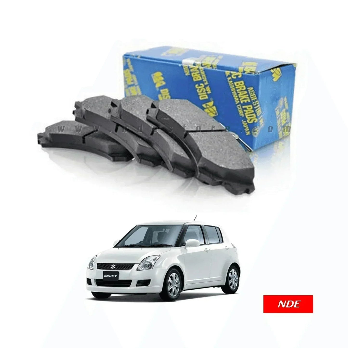 BRAKE DISC PAD SET FRONT MK JAPAN FOR SUZUKI SWIFT (2008-2018) - ndestore.com