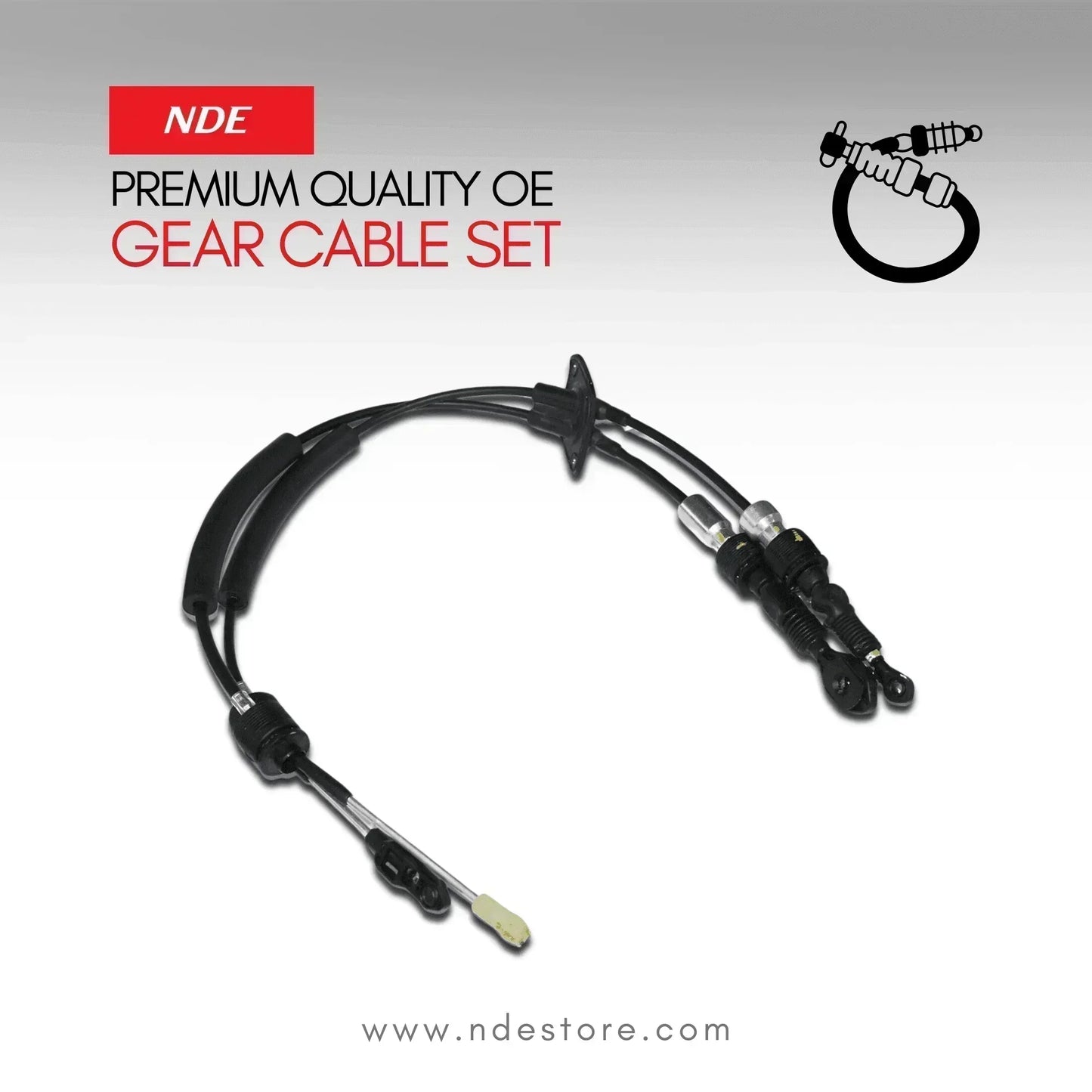CABLE ASSY GEAR CABLE SET FOR SUZUKI SWIFT (2008-2021) - ndestore.com