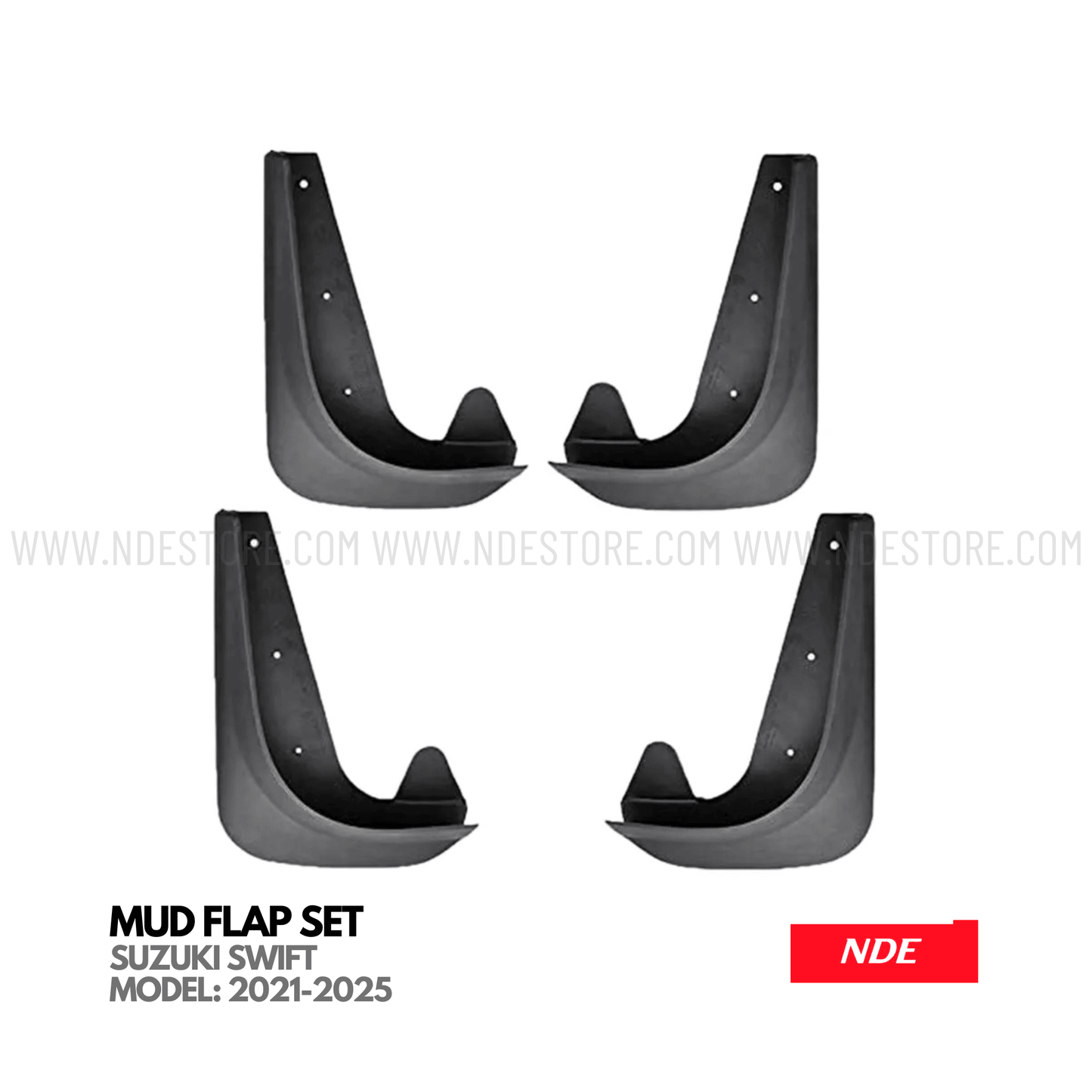 MUD FLAP SET FOR SUZUKI SWIFT (2021-2025) - ndestore.com