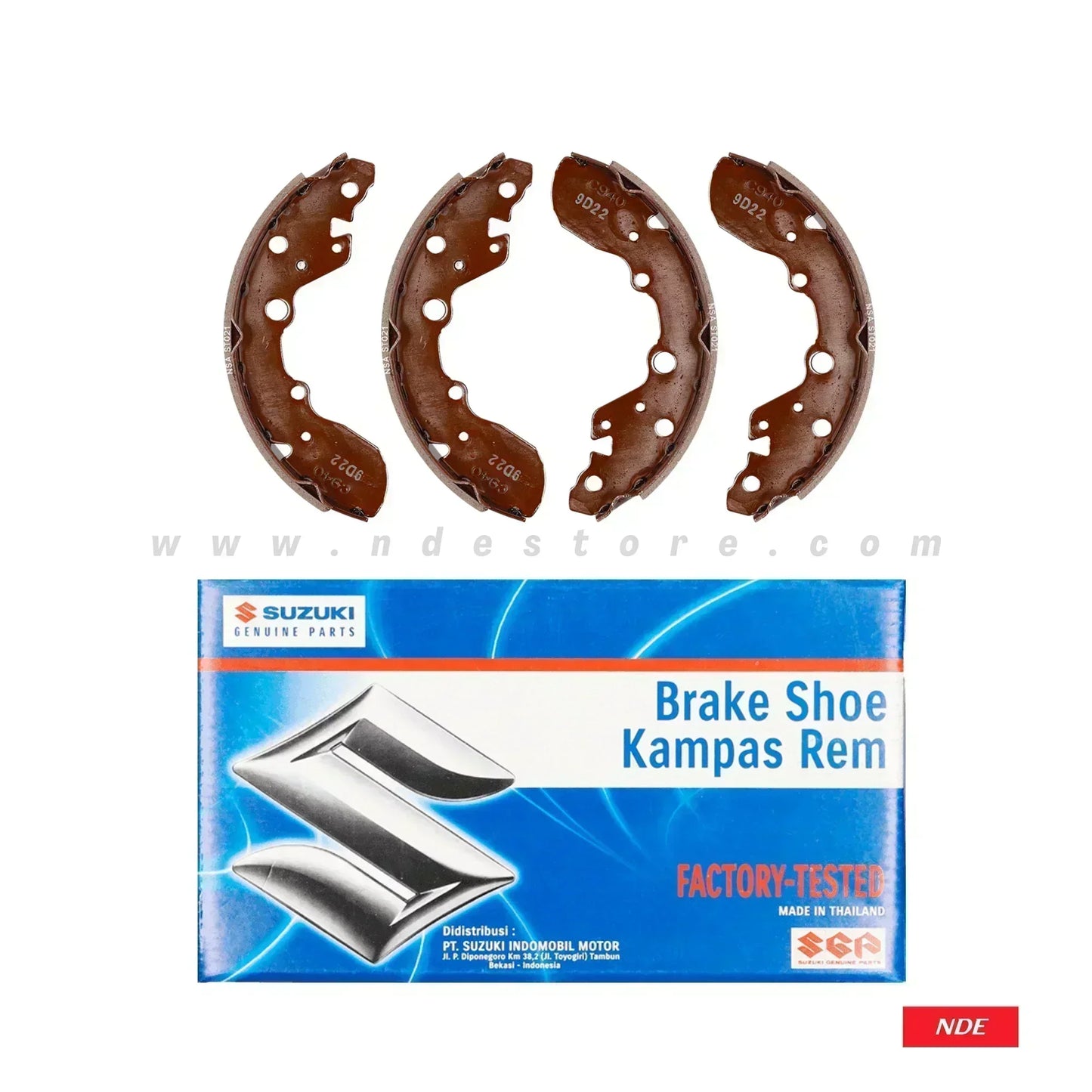 BRAKE SHOE KIT REAR GENUINE FOR SUZUKI SWIFT (2018-2025) - ndestore.com