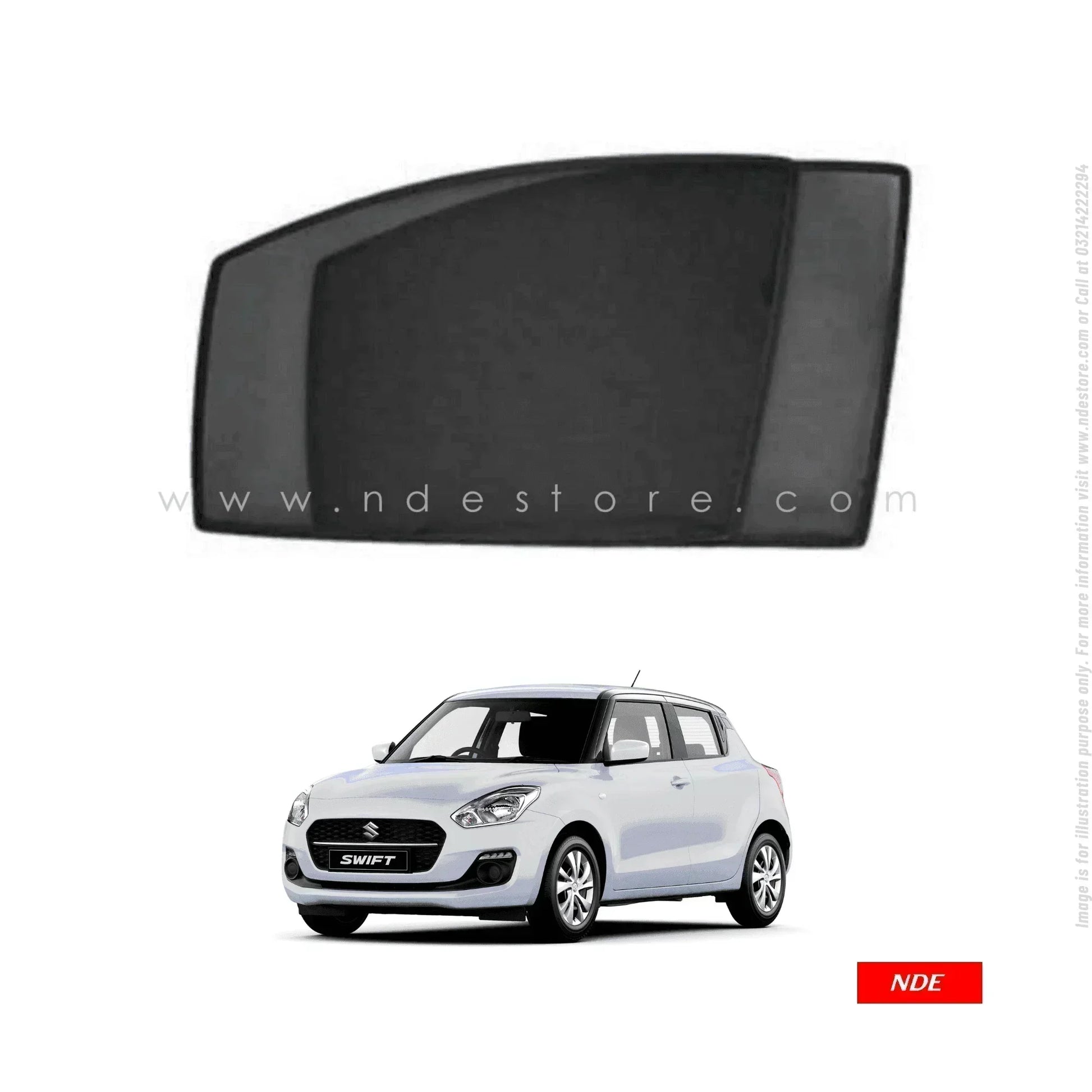SUN SHADE PREMIUM QUALITY FOR SUZUKI SWIFT (2021-2025) - ndestore.com