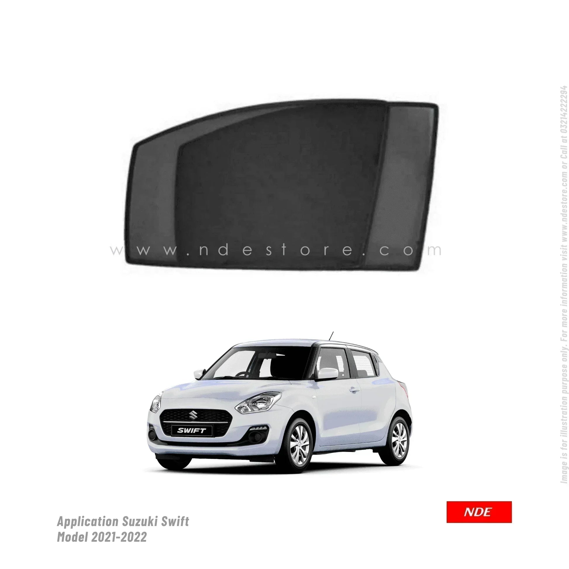 SUN SHADE PREMIUM QUALITY FOR SUZUKI SWIFT (2021-2025) - ndestore.com