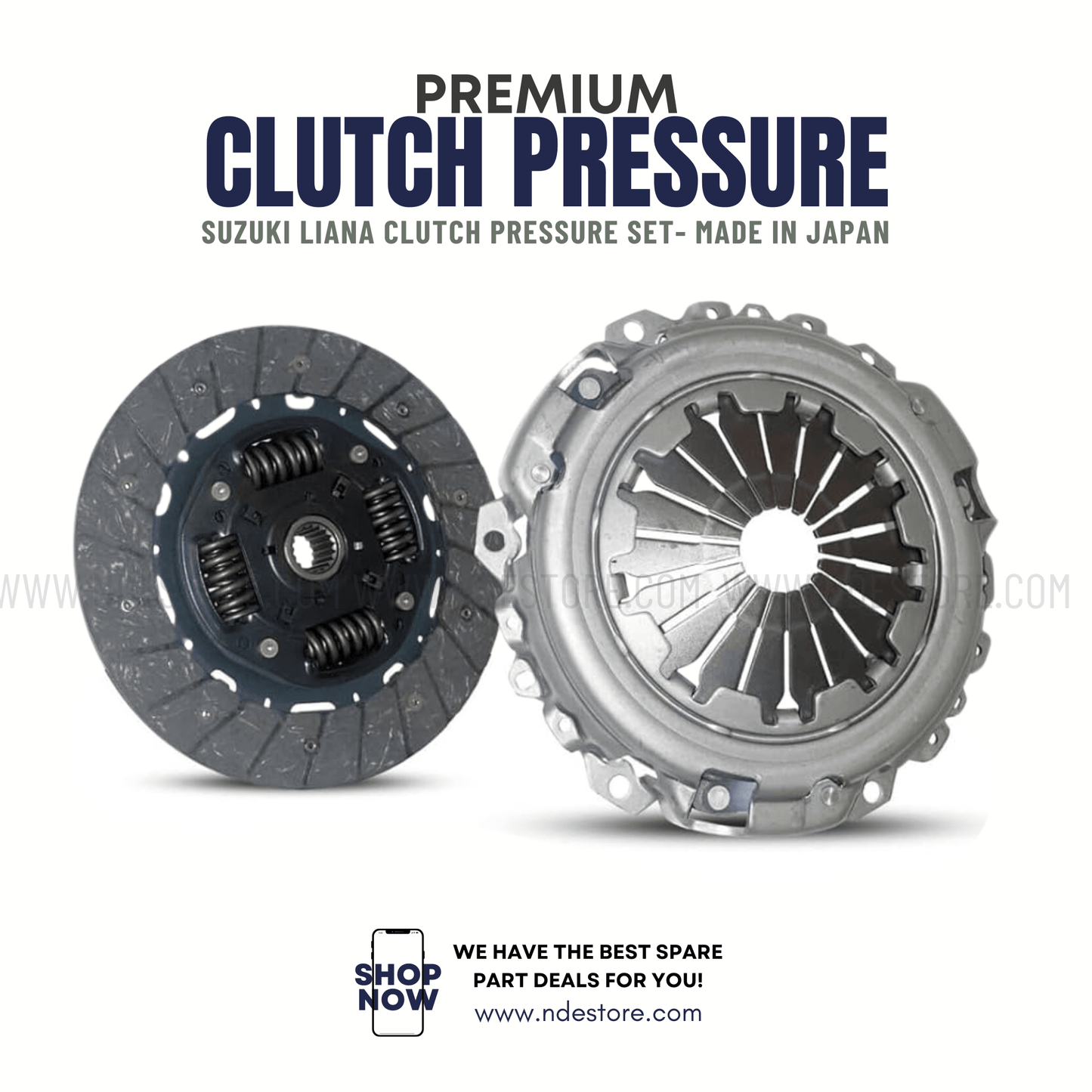 CLUTCH PLATE AND PRESSURE REFURBISHED FOR SUZUKI LIANA - ndestore.com