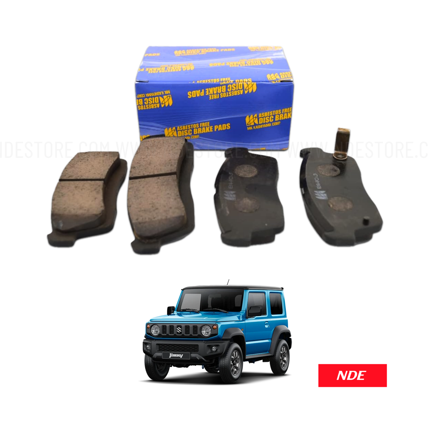 BRAKE DISC PAD SET FRONT FOR SUZUKI JIMNY