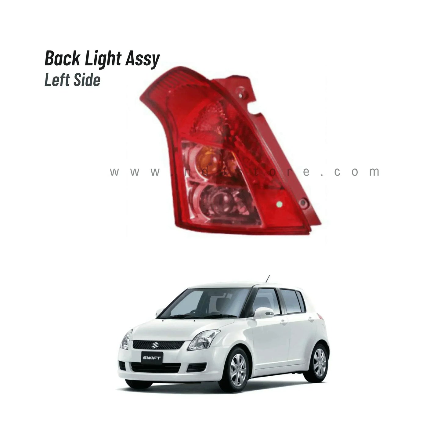 BACK LIGHT ASSY GENUINE FOR SUZUKI SWIFT (2008-2021) - ndestore.com
