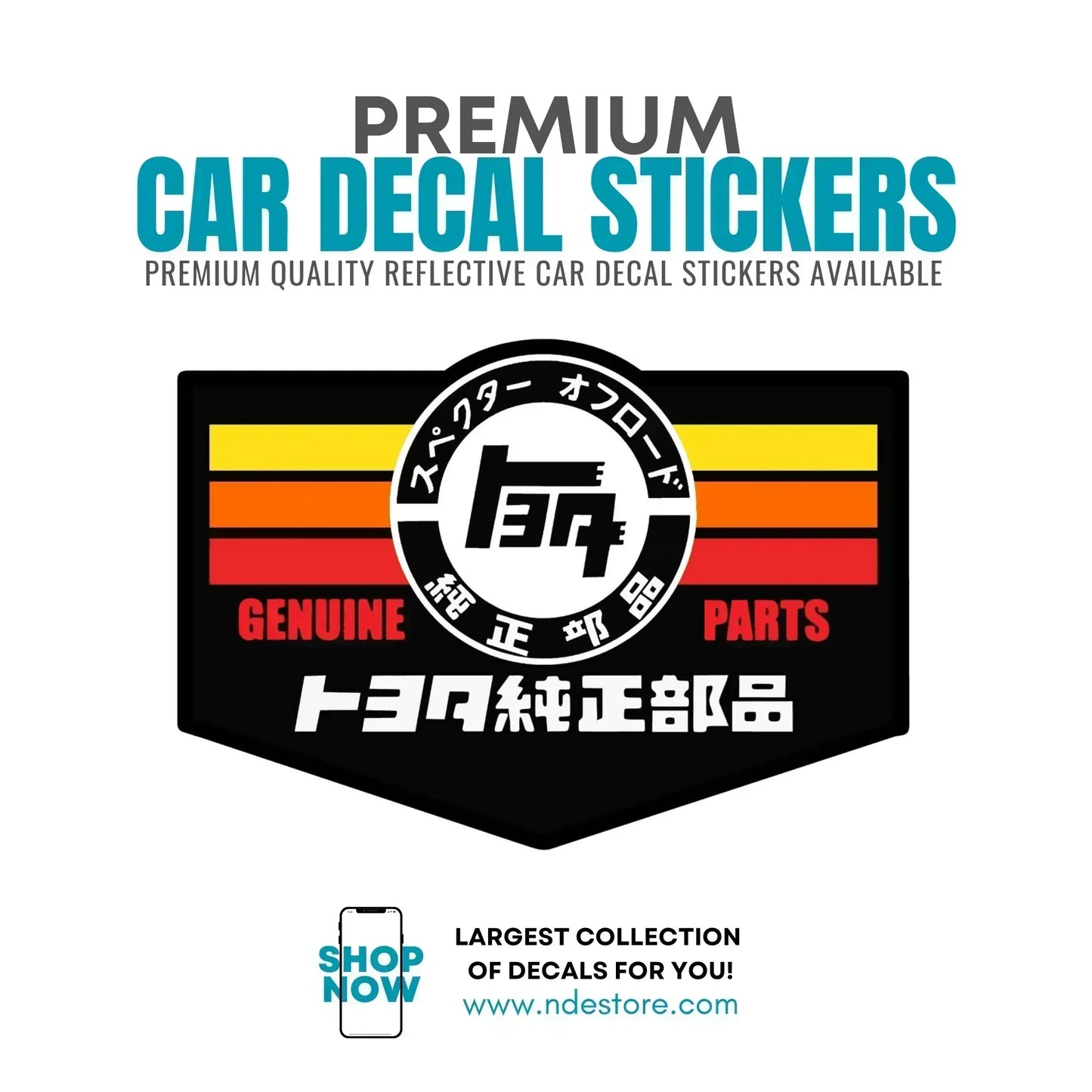 STICKER TEN GENUINE PARTS - ndestore.com
