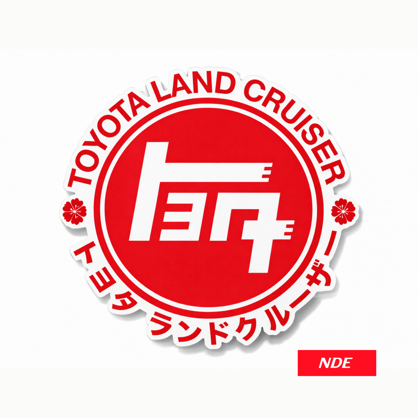 STICKER DECAL TEQ TOYOTA LAND CRUISER