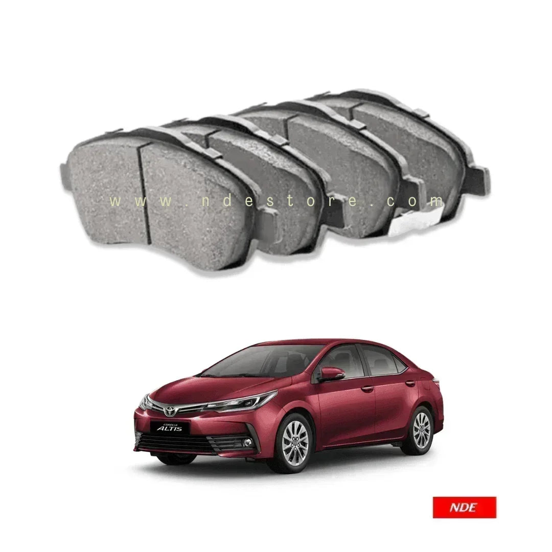 BRAKE DISC PAD SET FRONT GENUINE FOR TOYOTA ALTIS (A/T) - ndestore.com