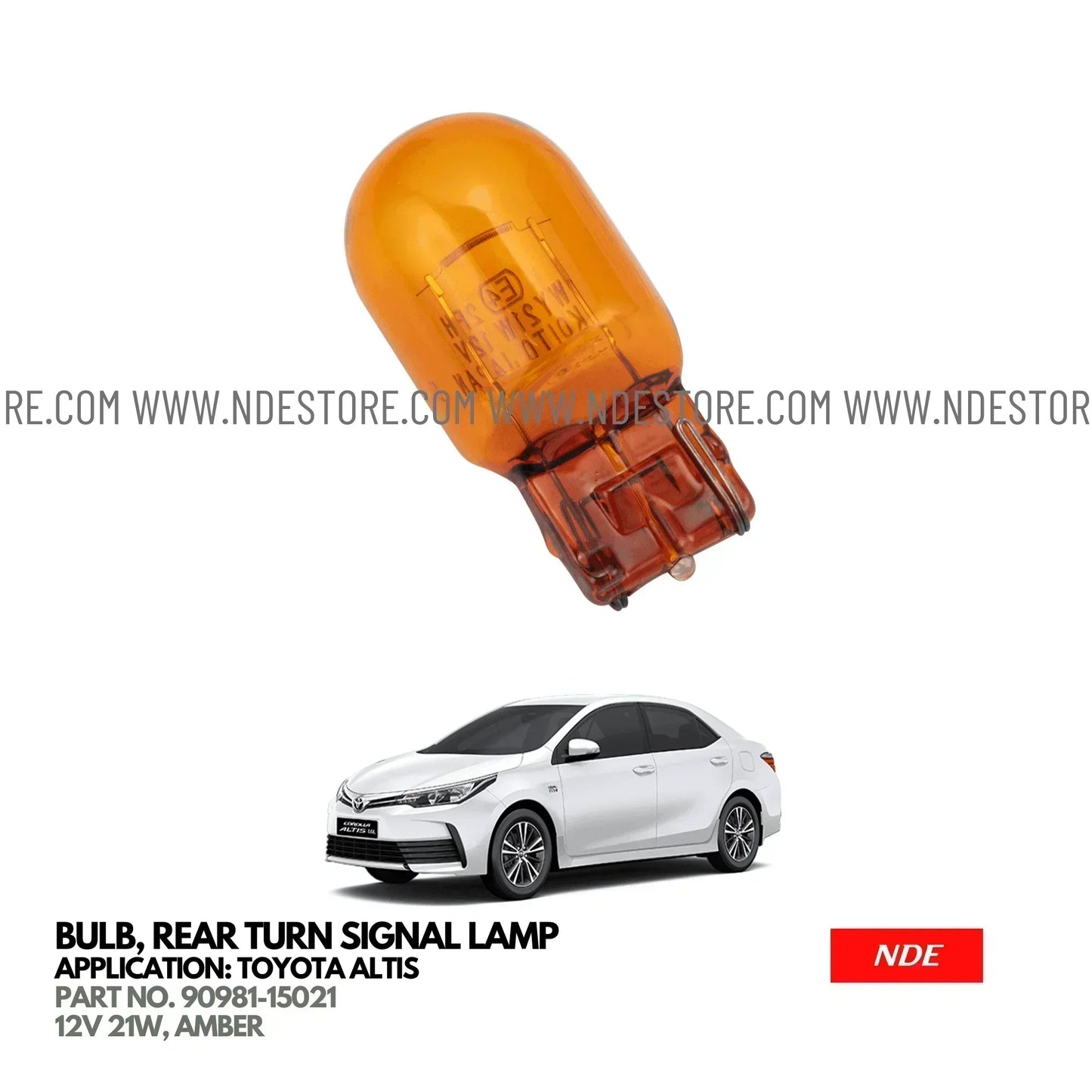 BULB REAR TURN SIGNAL LAMP FOR TOYOTA ALTIS - ndestore.com
